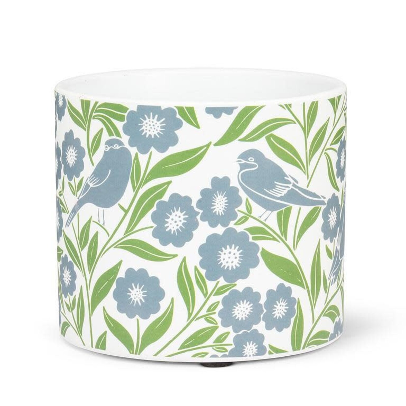 Abbott Ceramic Planter - Leaves & Birds (Small / Large)