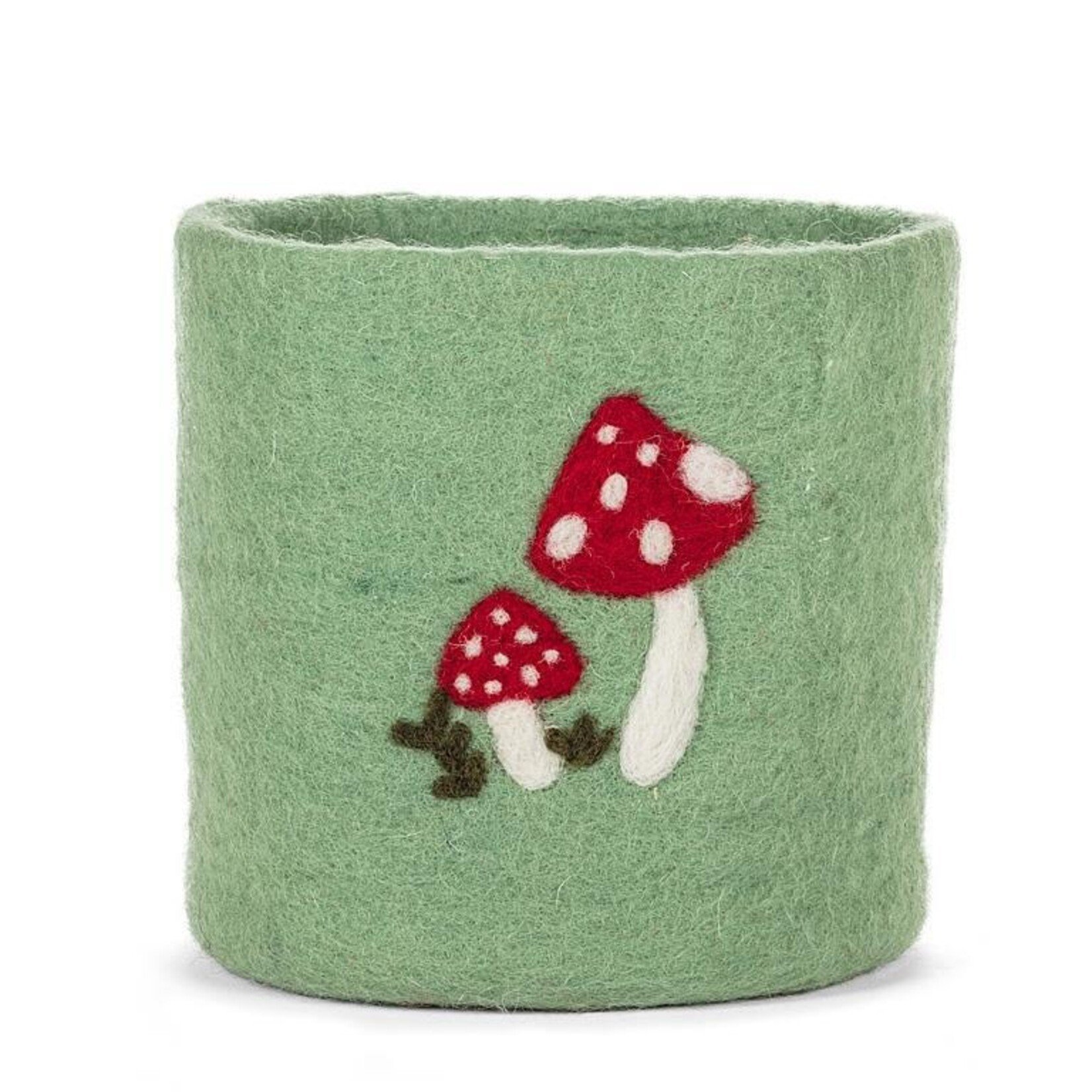 Abbott Wool Felt Planter - Mushrooms (Small / Large)