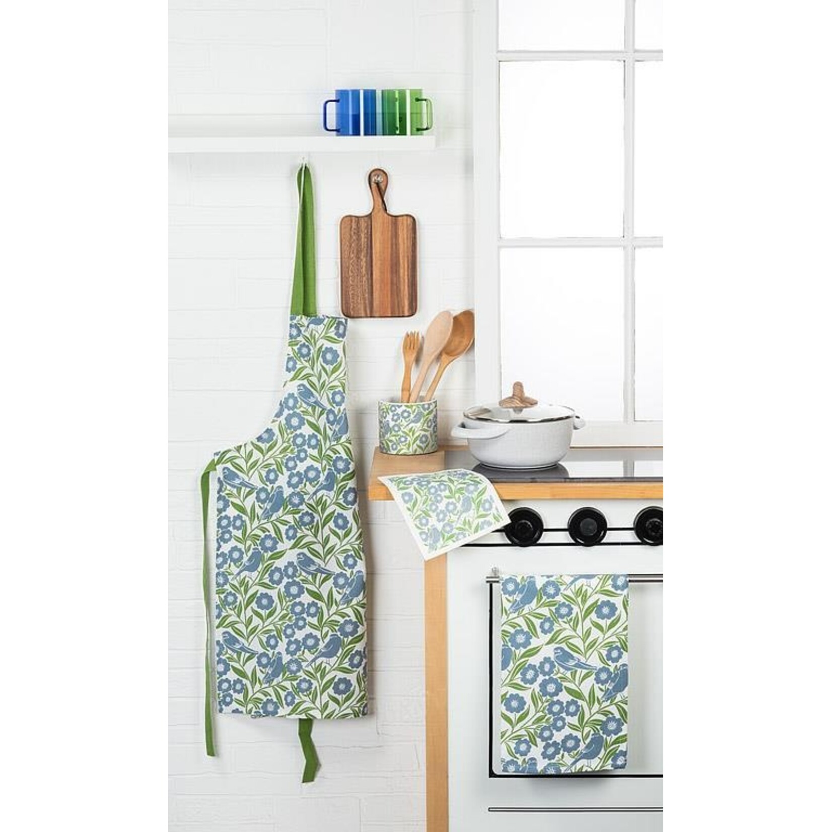 Abbott Ceramic Planter - Leaves & Birds (Small / Large)