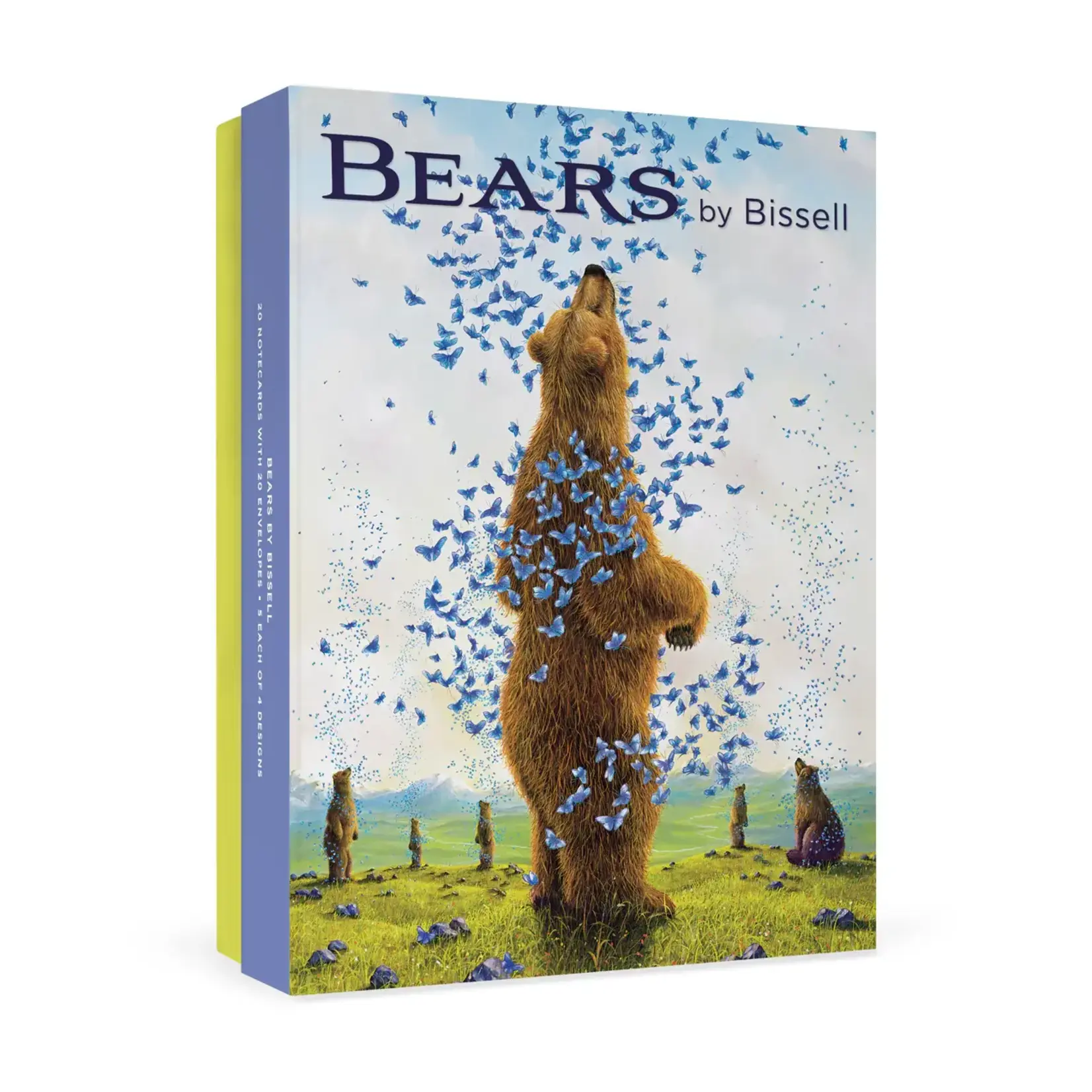 Pomegranate Boxed Notecards - Bears by Robert Bissell (20 Assorted Cards)