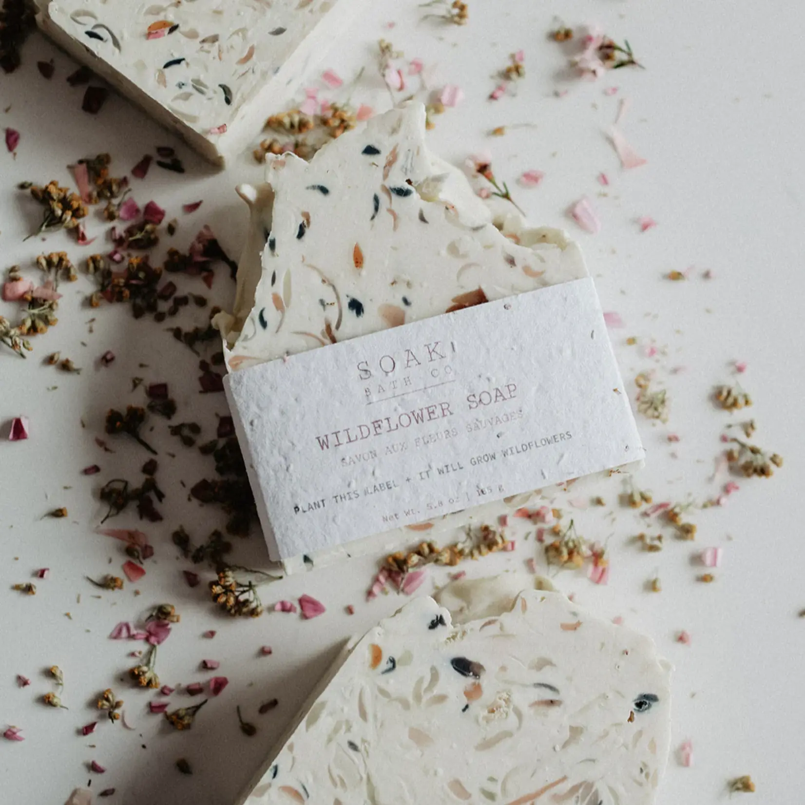 SOAK Bath Co Soap Bar - Wildflower