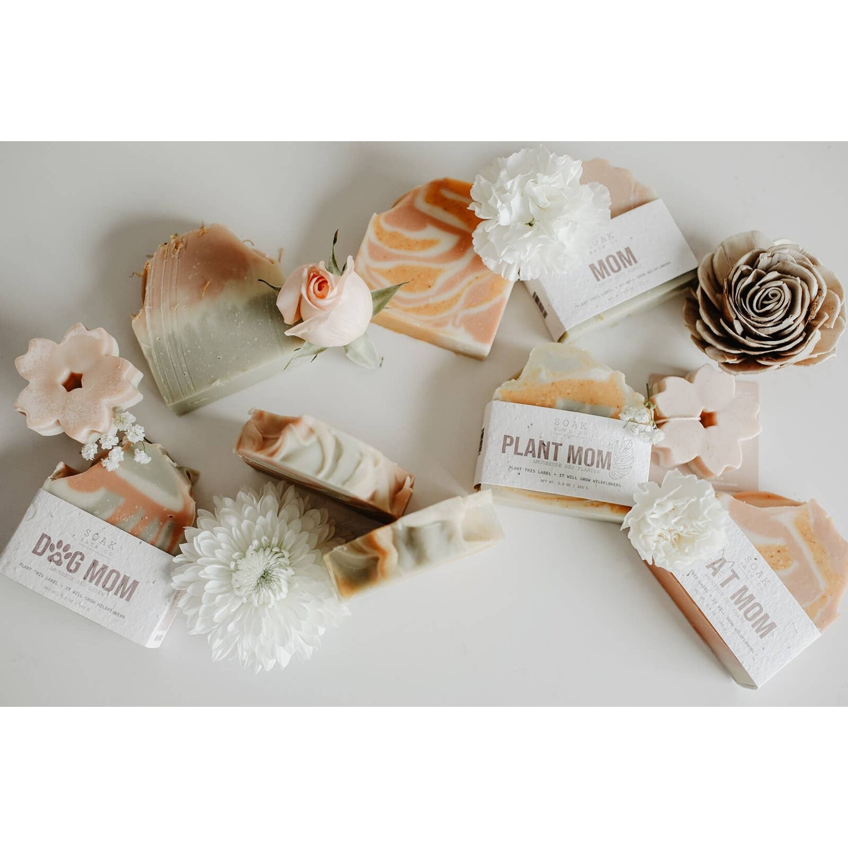 SOAK Bath Co Soap Bar - Pomegranate Petal