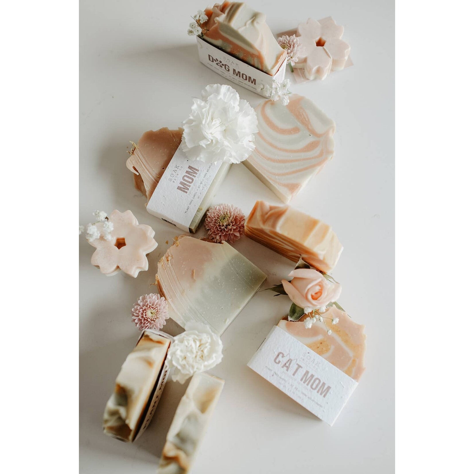 SOAK Bath Co Soap Bar - Pomegranate Petal