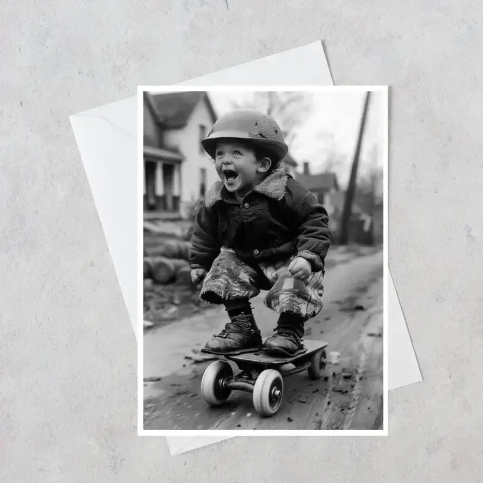 Salty Alyce Greeting Card - Little Daredevil