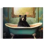 Salty Alyce Wall Decor - Bear in the Bathtub