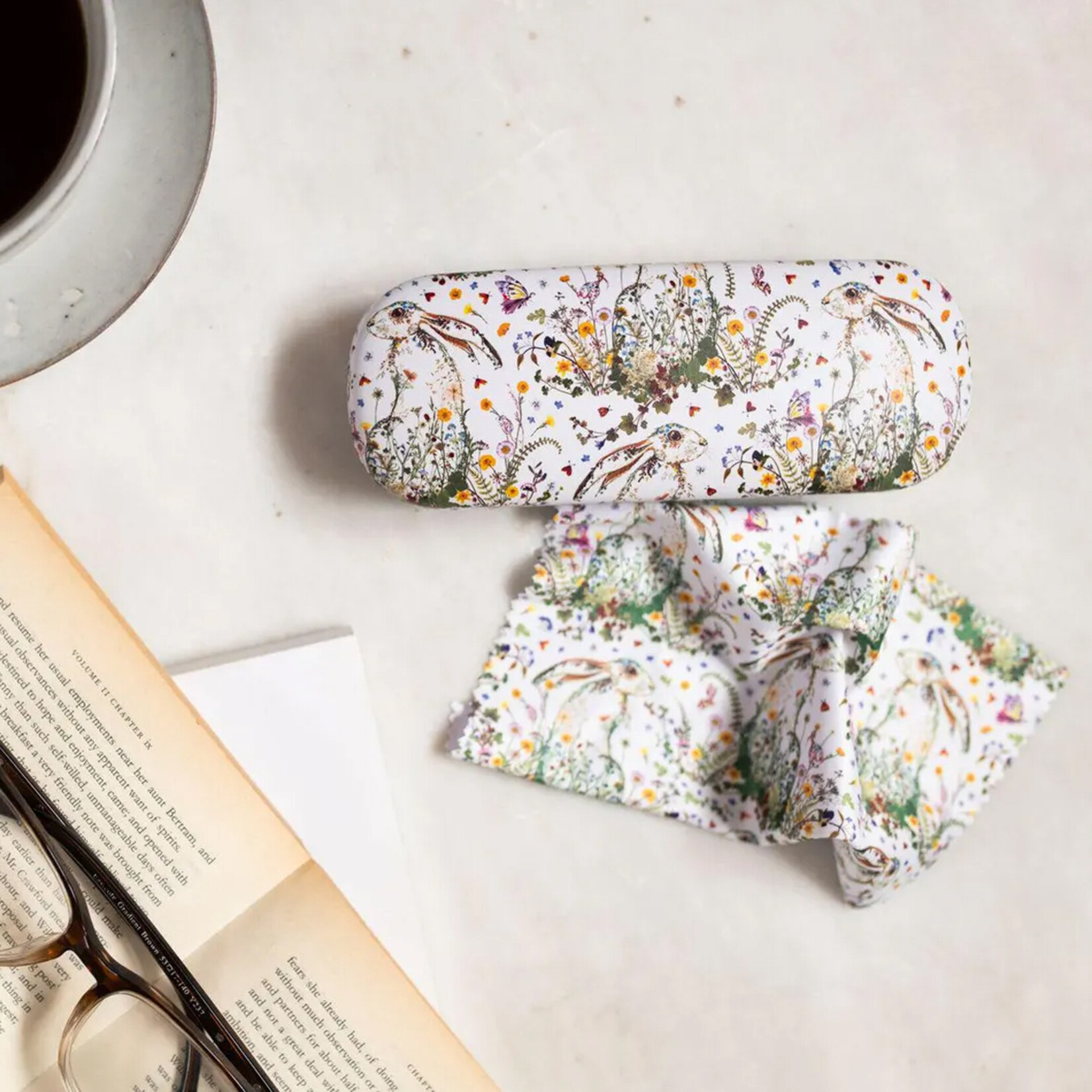 Museums & Galleries Glasses Case - Wildflower Hare