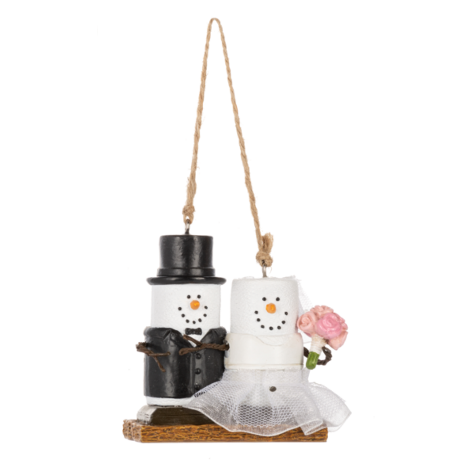 Ornament - S'mores -  Bride & Groom