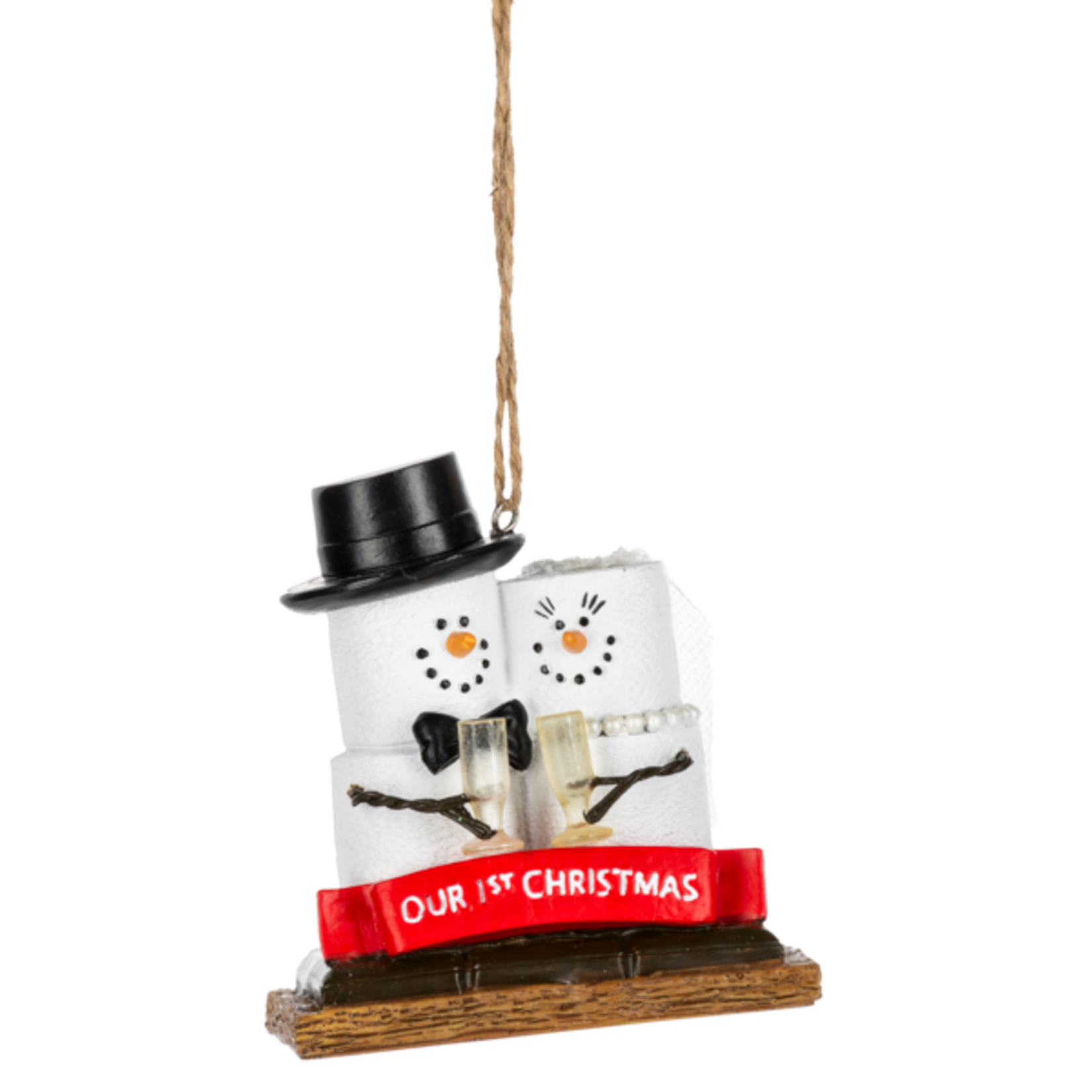 Ornament - S'mores -  Our 1st Christmas