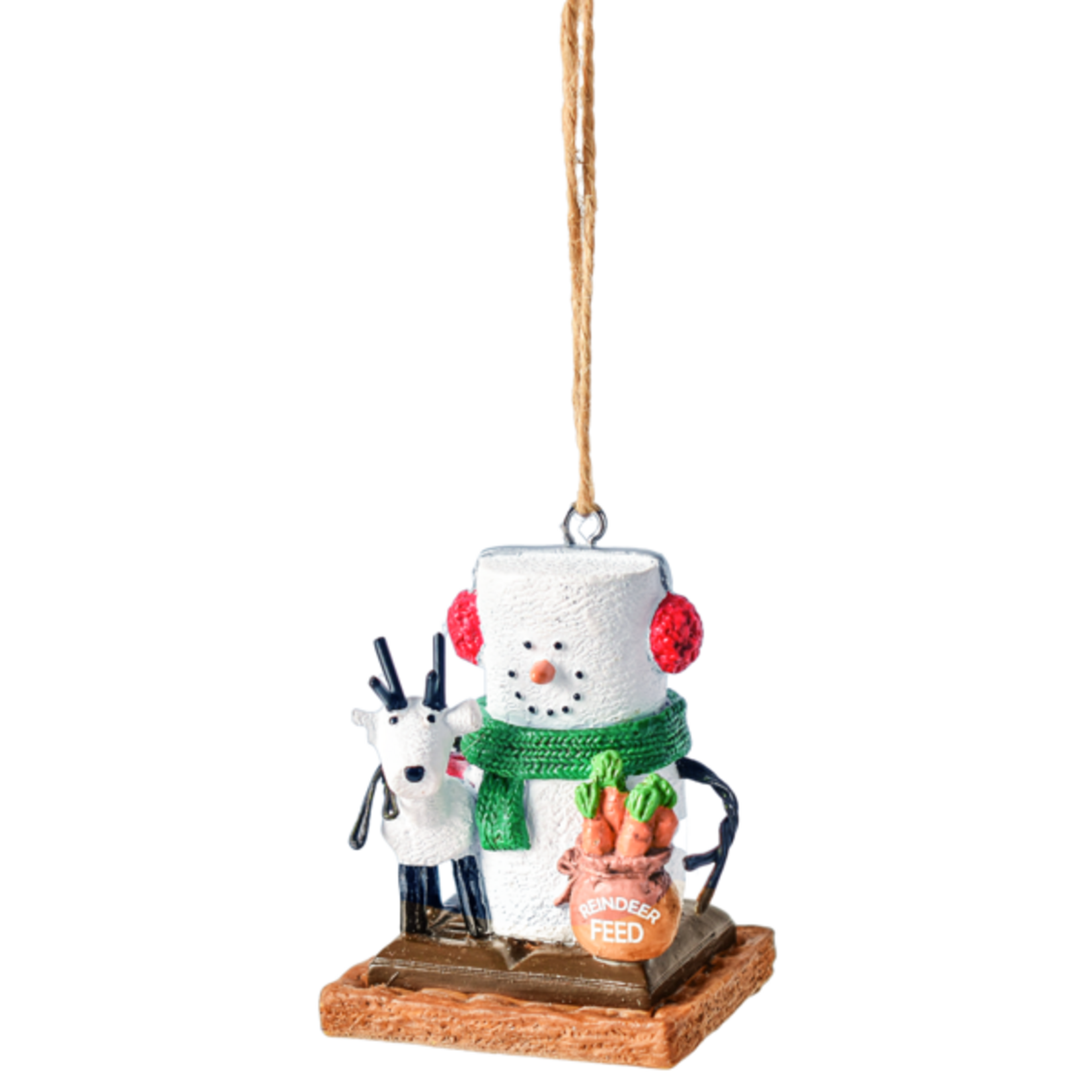 Ornament - S'mores -  Wt Reindeer