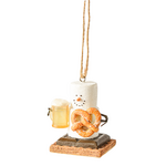 Ganz S'mores -  Beer & Pretzel Ornament