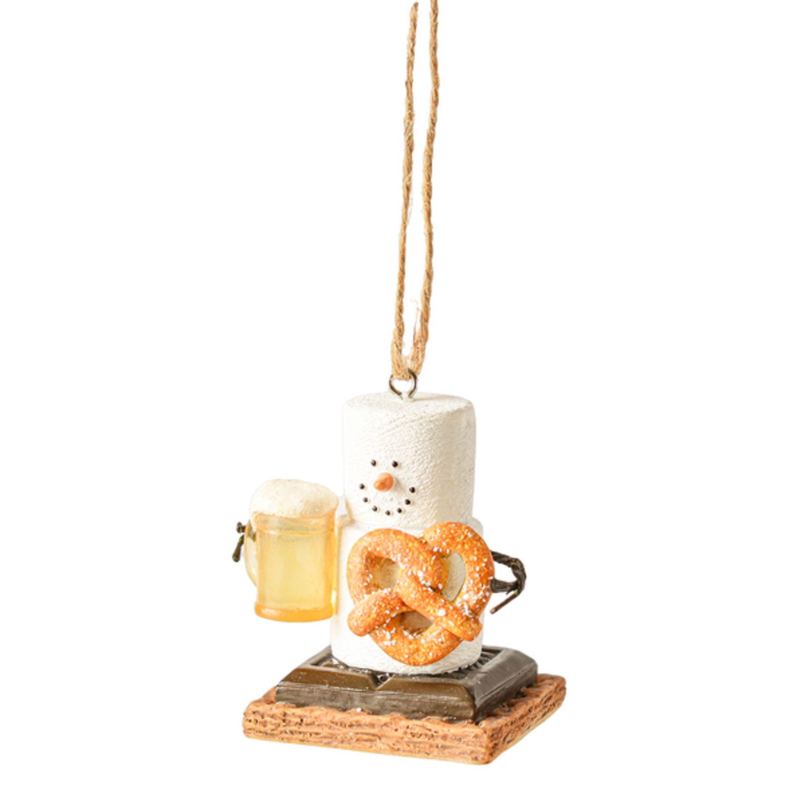 Ornament - S'mores -  Beer & Pretzel