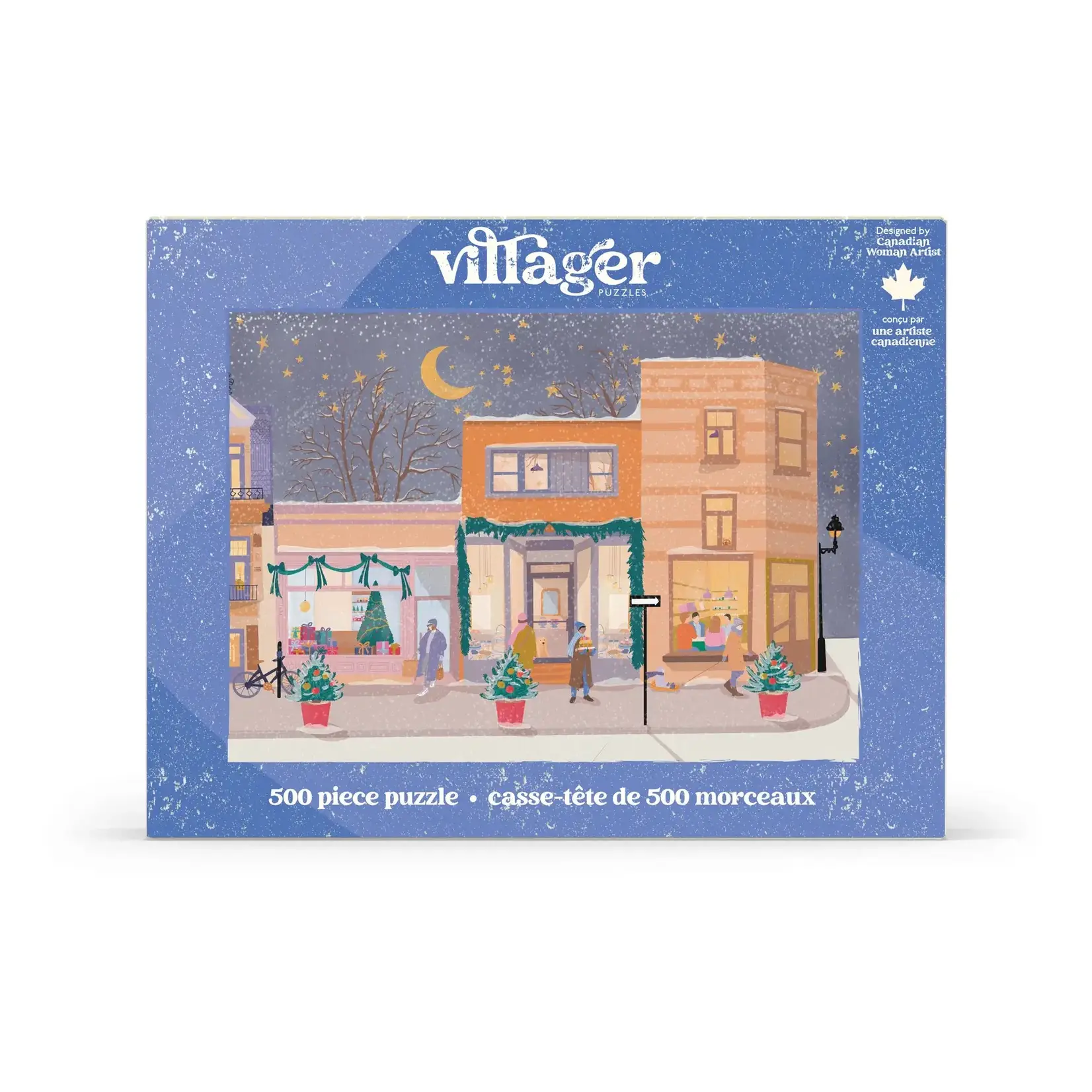 Villager Puzzles Jigsaw Puzzle - Holiday Streets (500-Piece)