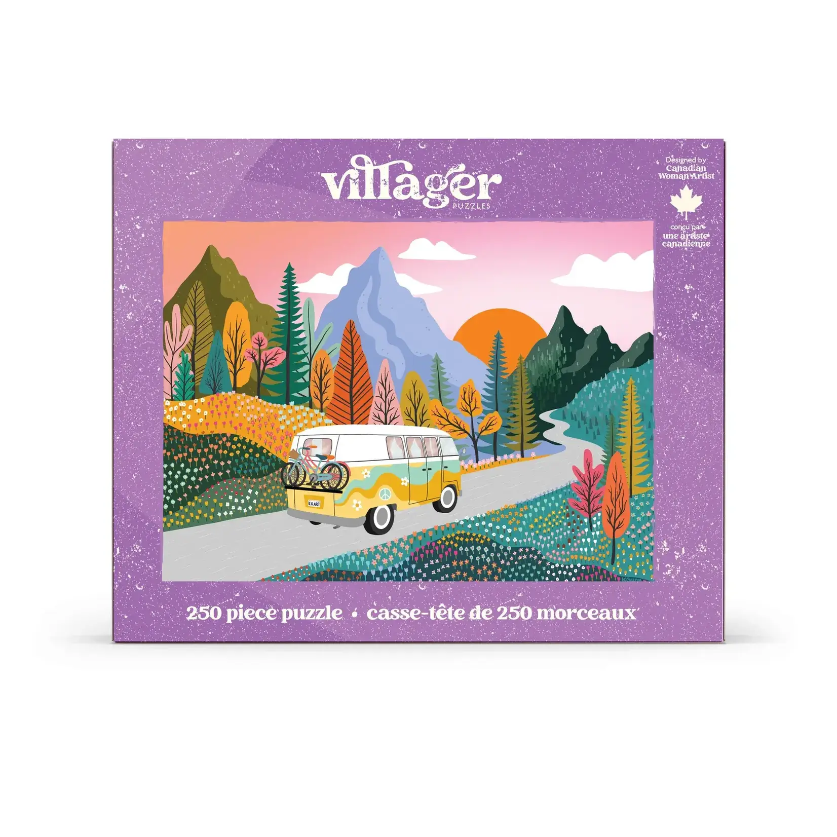 Villager Puzzles Jigsaw Puzzle - Road Trip (250-Piece)