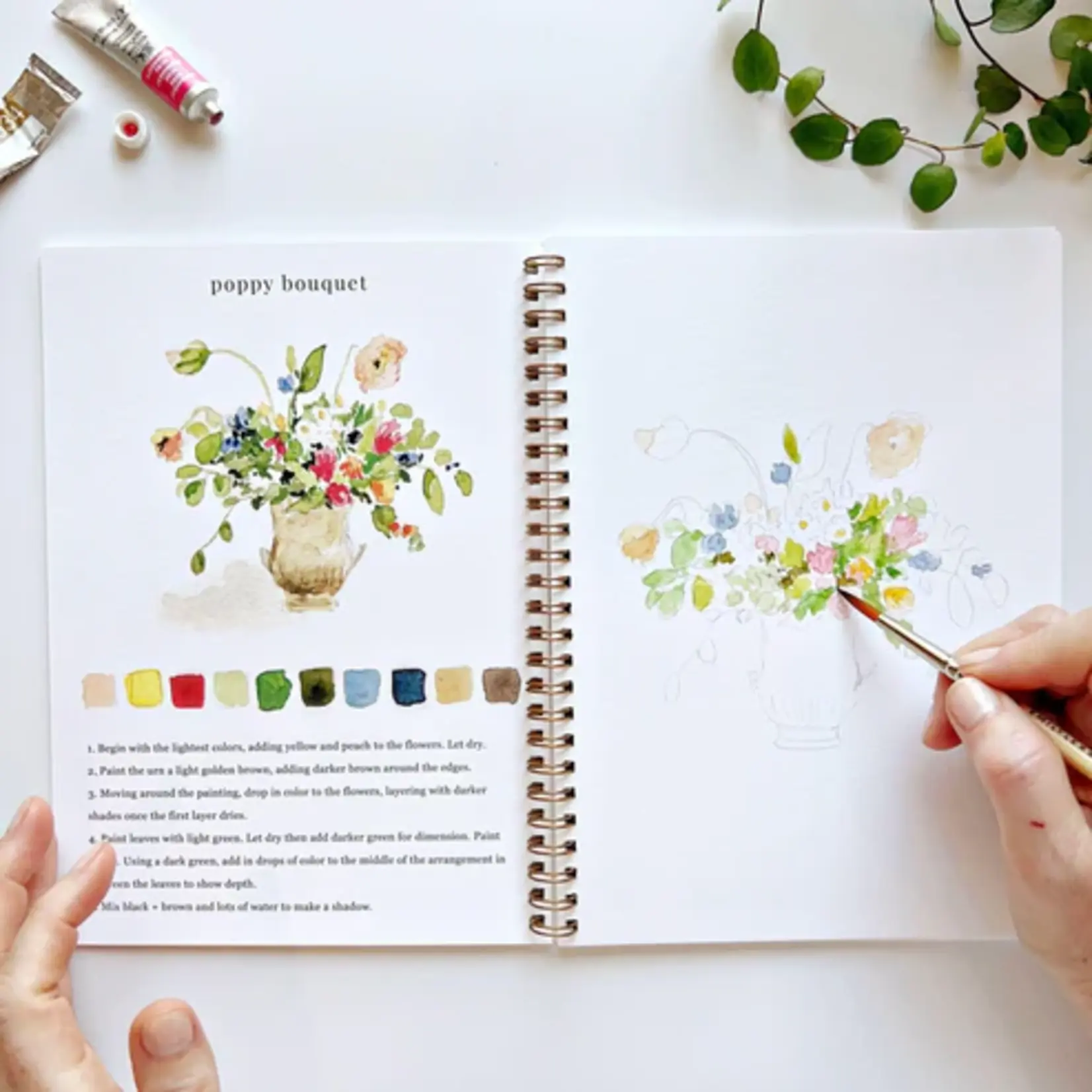Emily Lex Studio Watercolor Workbook - Bouquets