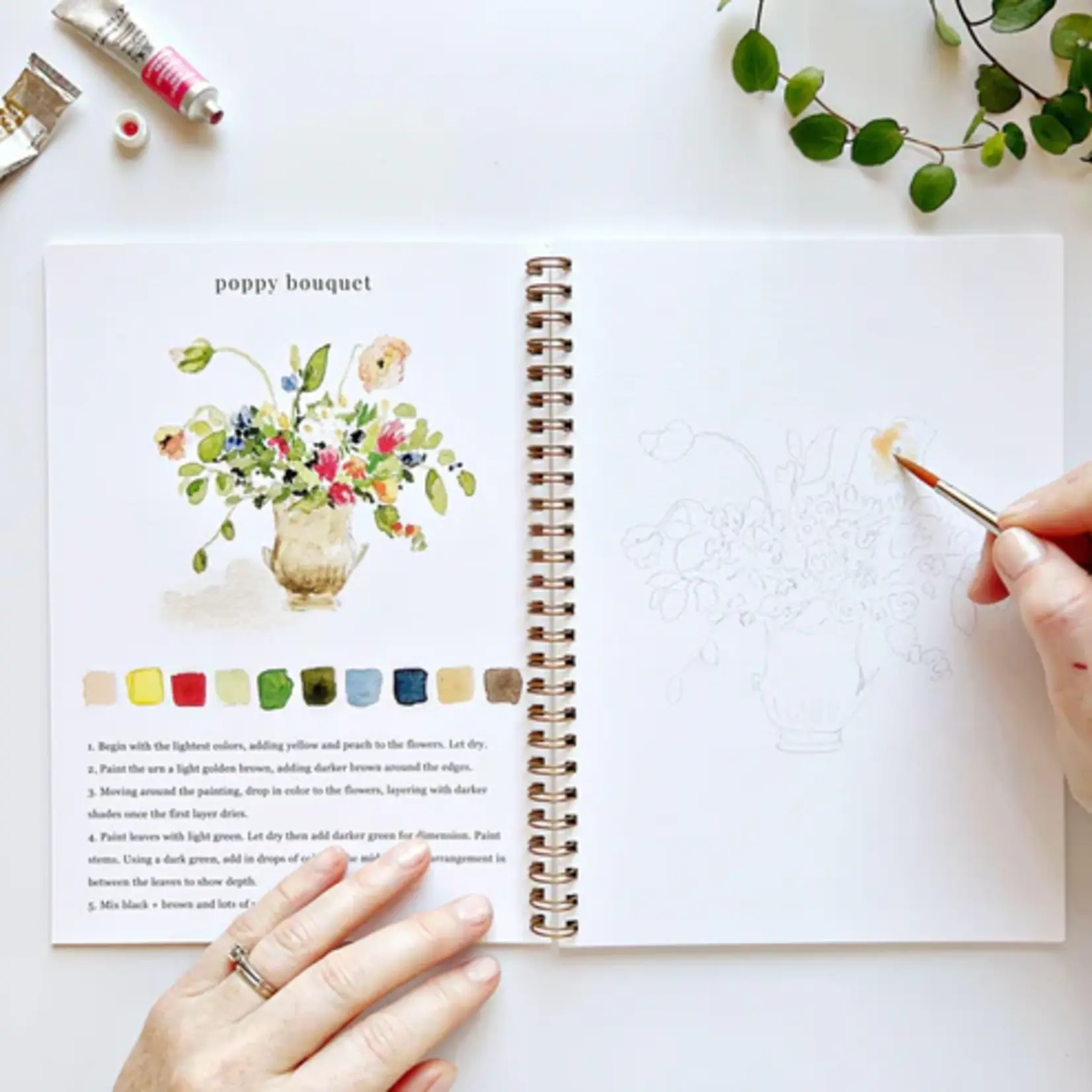 Emily Lex Studio Watercolor Workbook - Bouquets