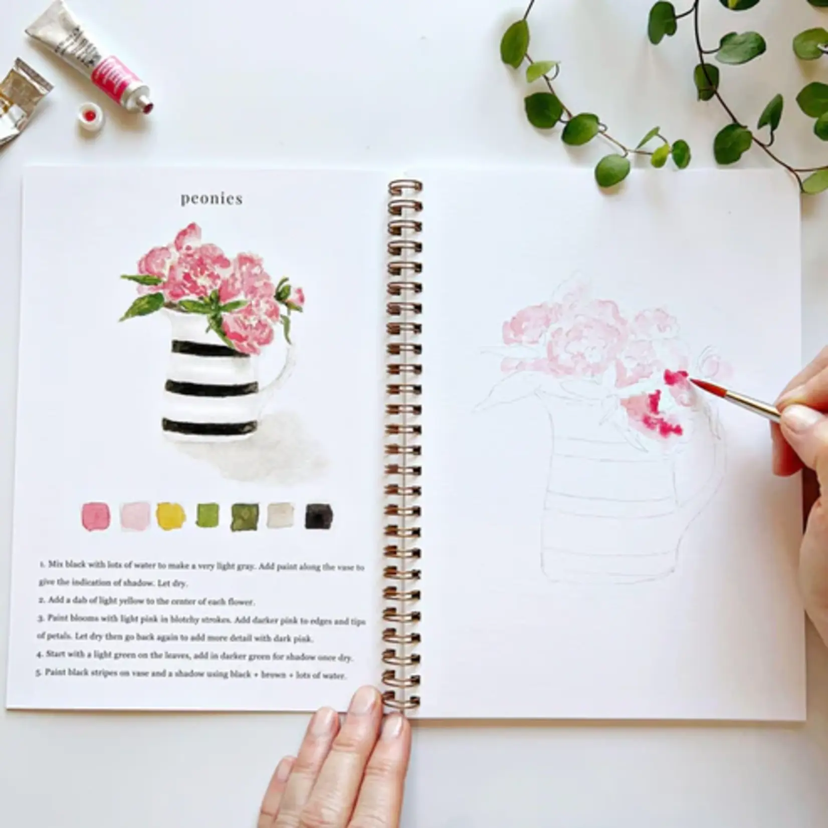 Emily Lex Studio Watercolor Workbook - Bouquets