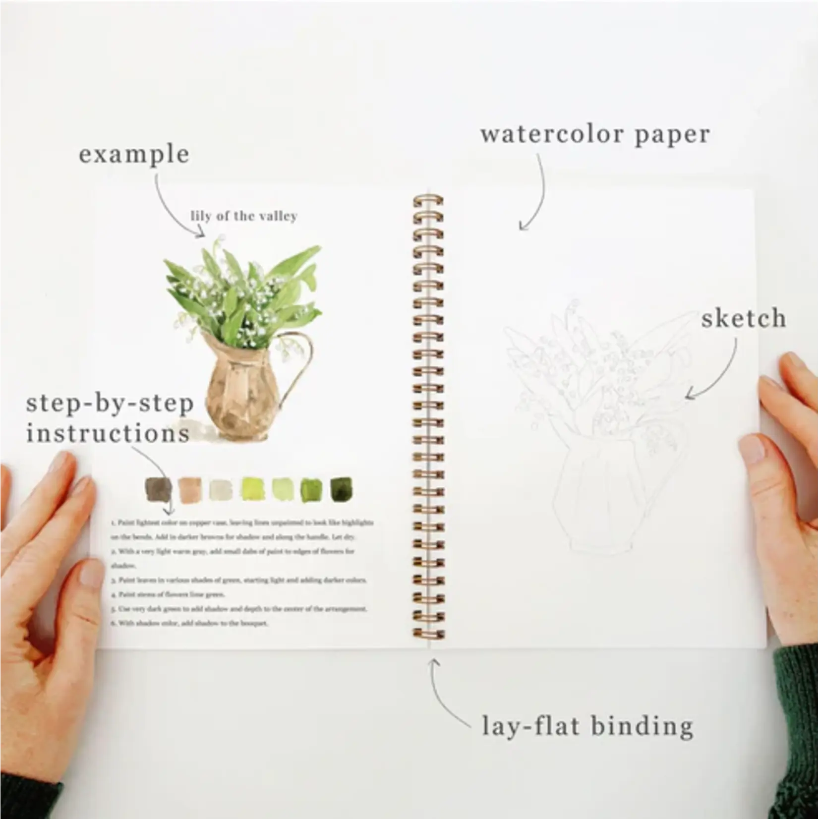 Emily Lex Studio Watercolor Workbook - Bouquets