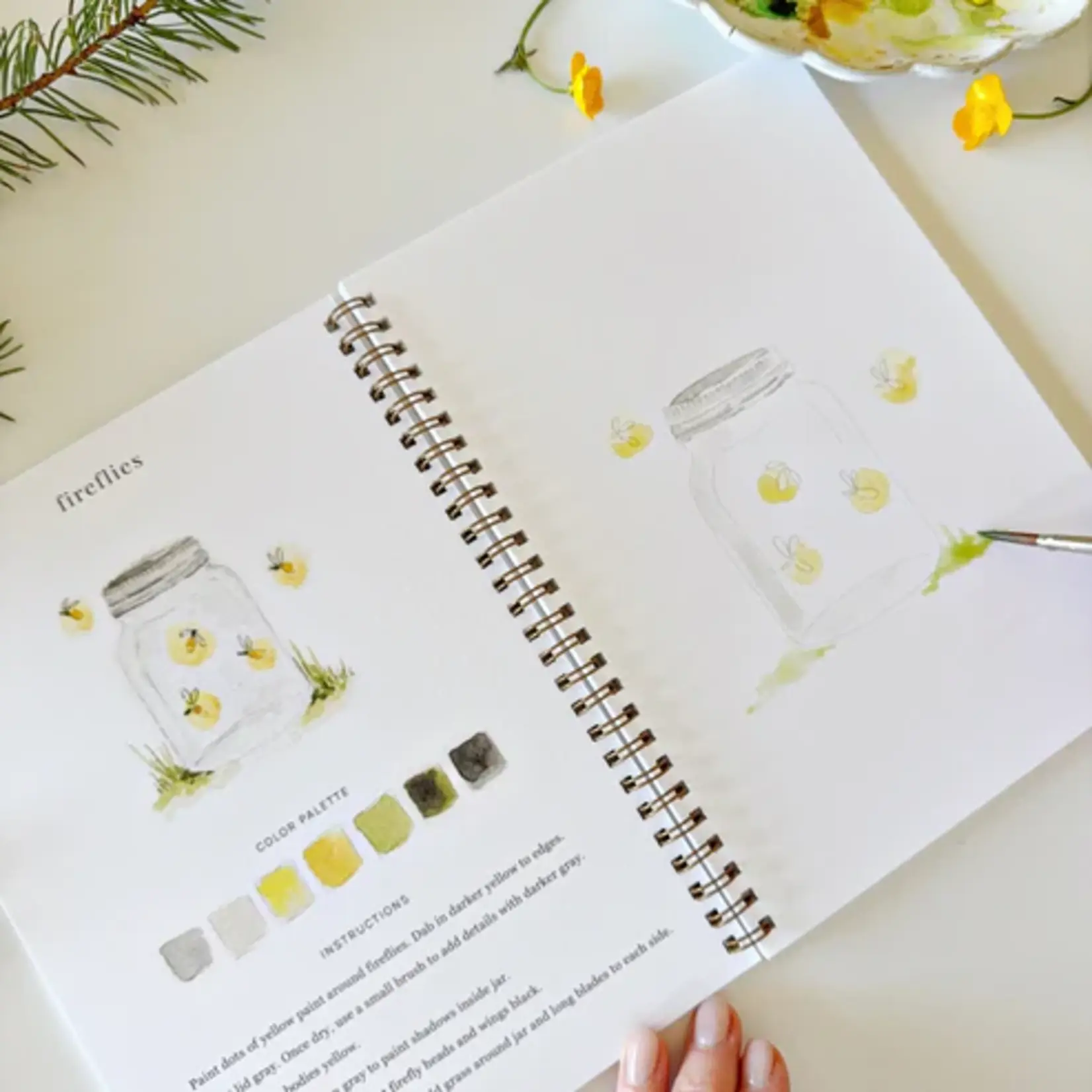 Emily Lex Studio Watercolor Workbook - Camping