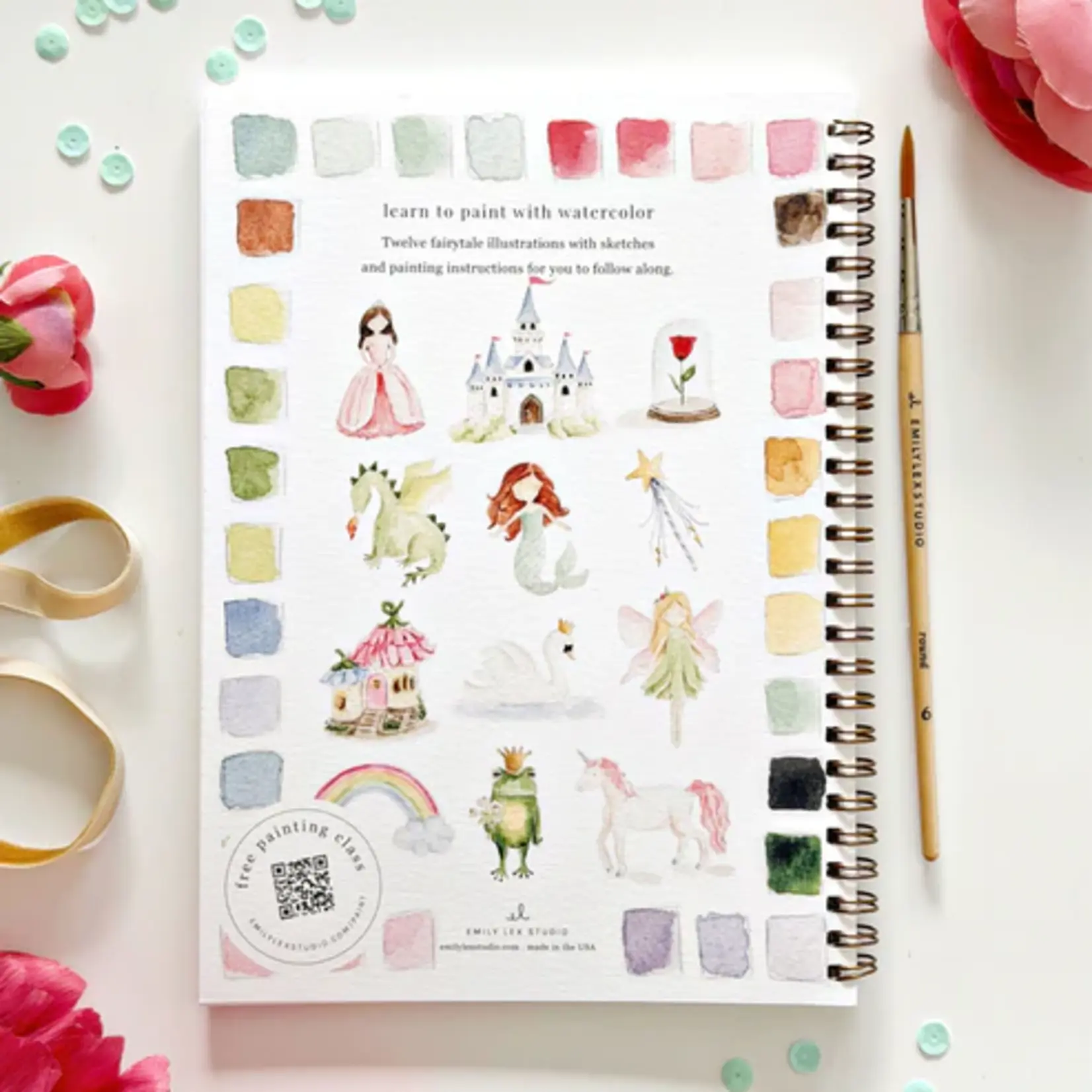 Emily Lex Studio Watercolor Workbook - Fairytale