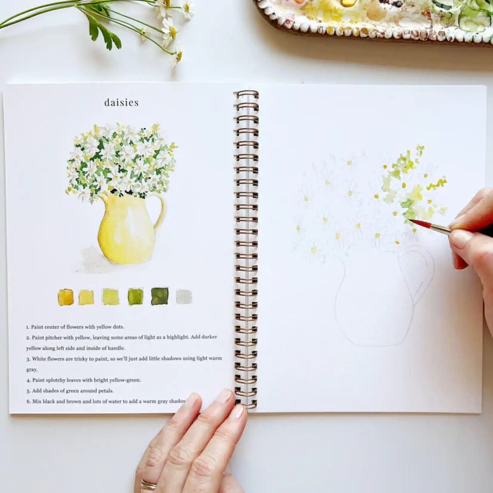 Emily Lex Studio Watercolor Workbook - Flowers