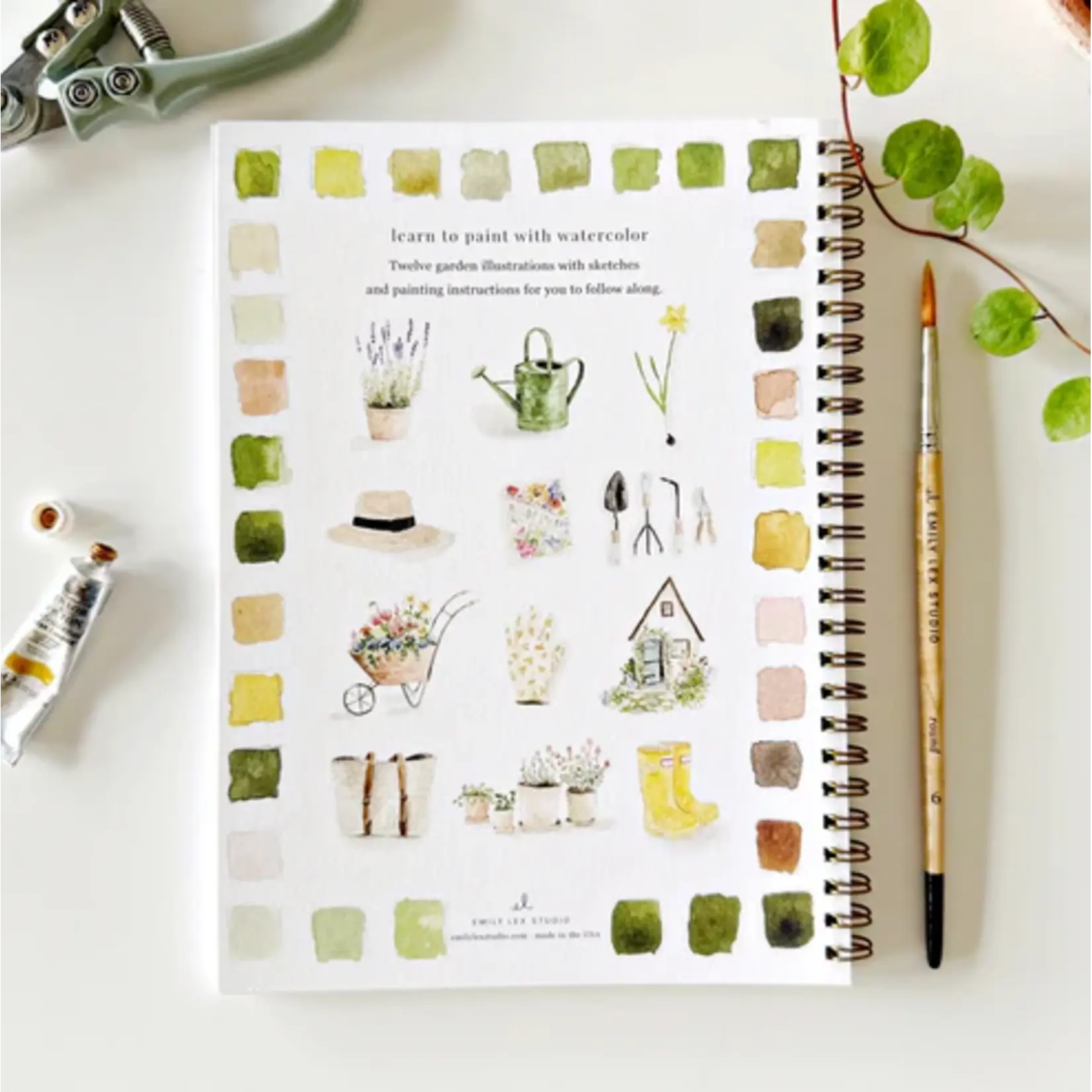 Emily Lex Studio Watercolor Workbook - Garden