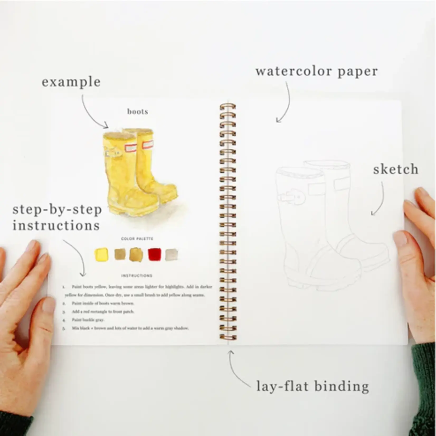 Emily Lex Studio Watercolor Workbook - Garden