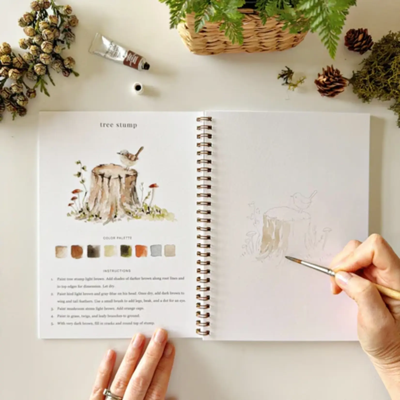 Emily Lex Studio Watercolor Workbook - Woodland