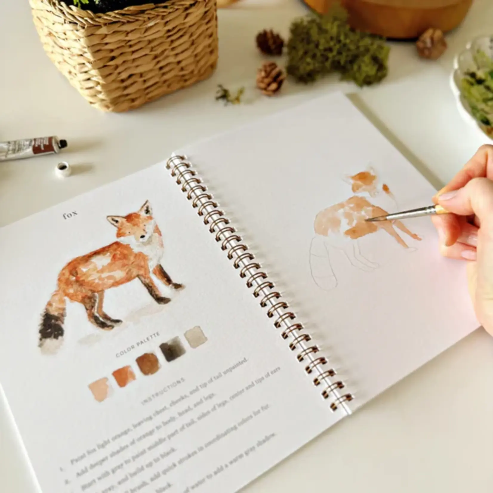 Emily Lex Studio Watercolor Workbook - Woodland