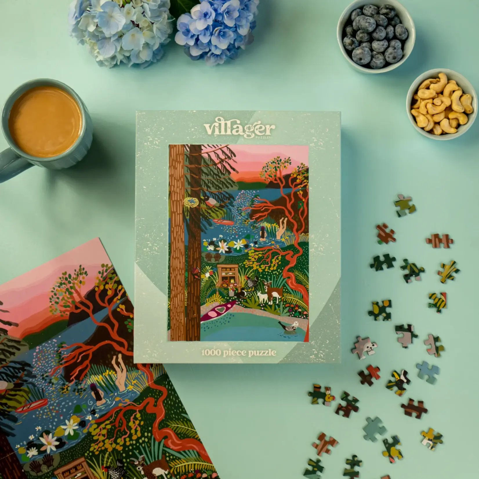 Villager Puzzles Jigsaw Puzzle - Salt Spring Island (1000-Piece)
