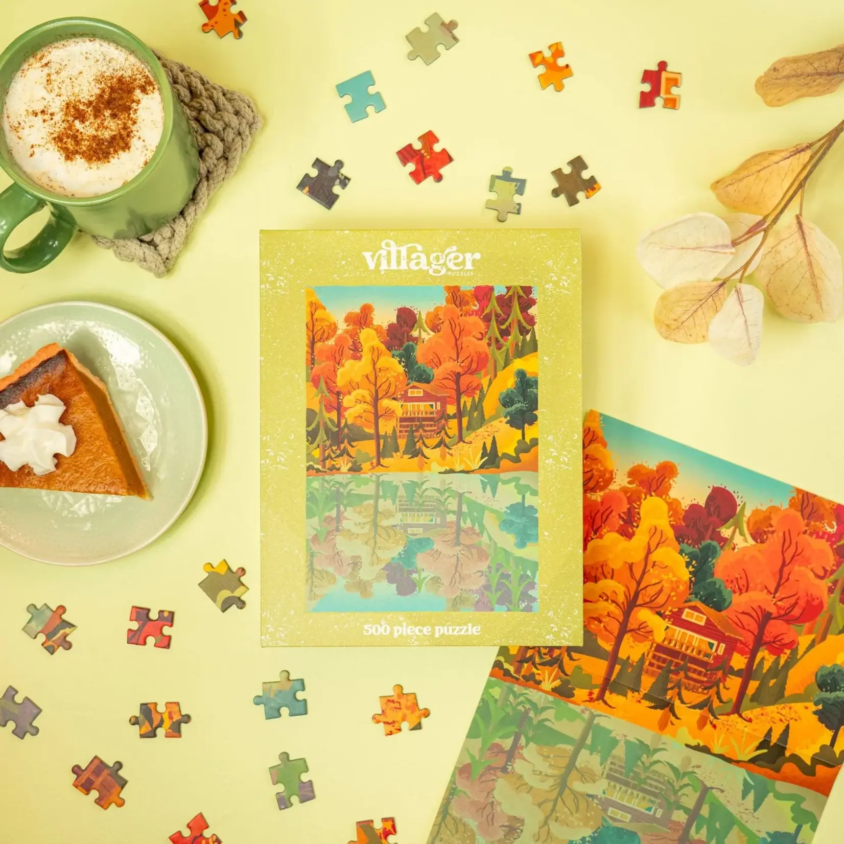 Villager Puzzles Jigsaw Puzzle - Muskoka Leaves (500-Piece)