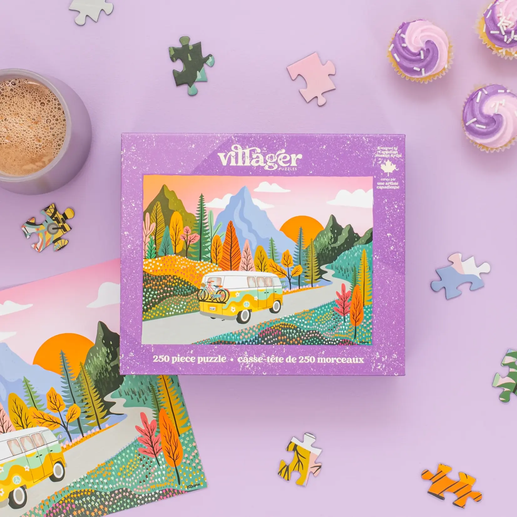 Villager Puzzles Jigsaw Puzzle - Road Trip (250-Piece)