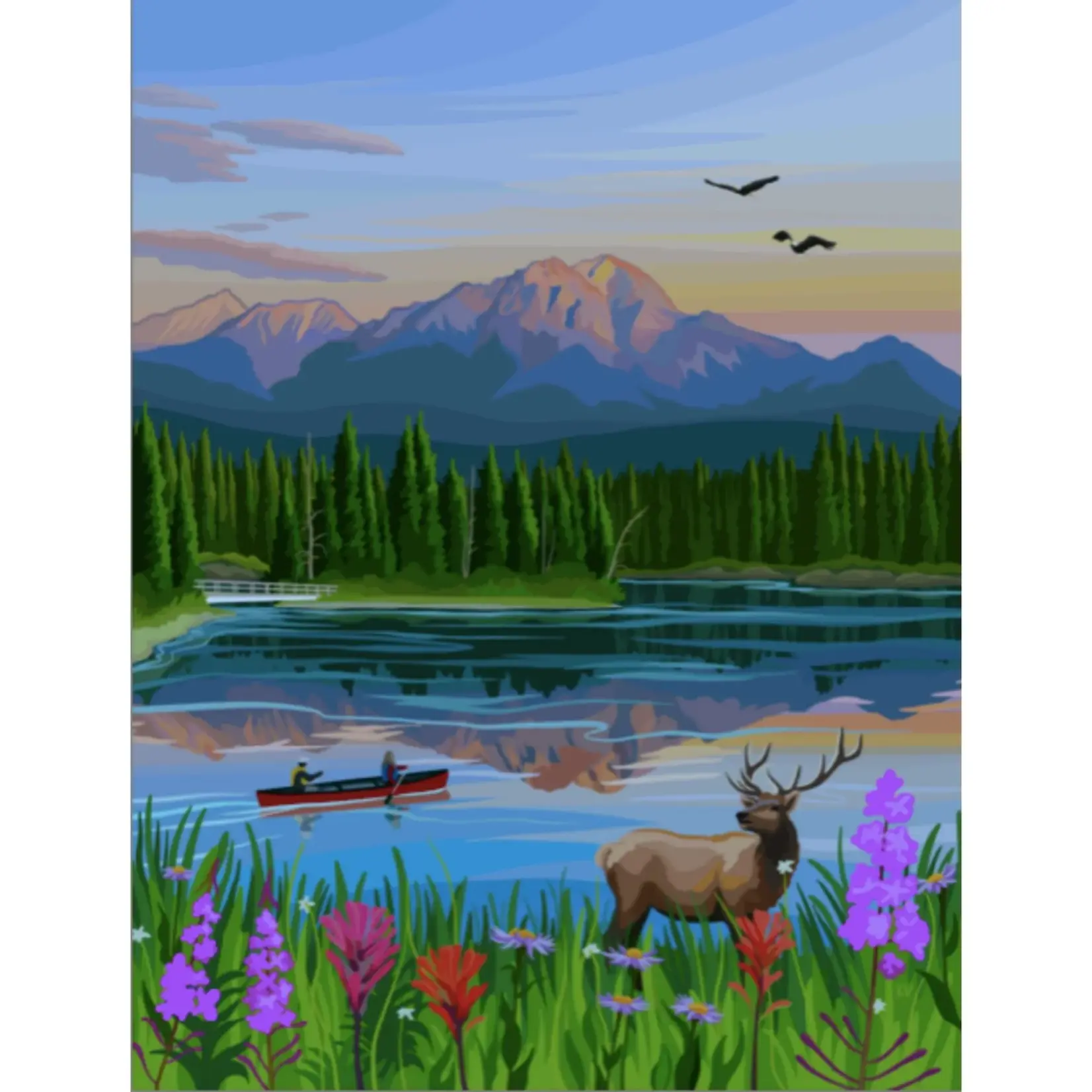 Villager Puzzles Jigsaw Puzzle - Jasper Flowers (500-Piece)