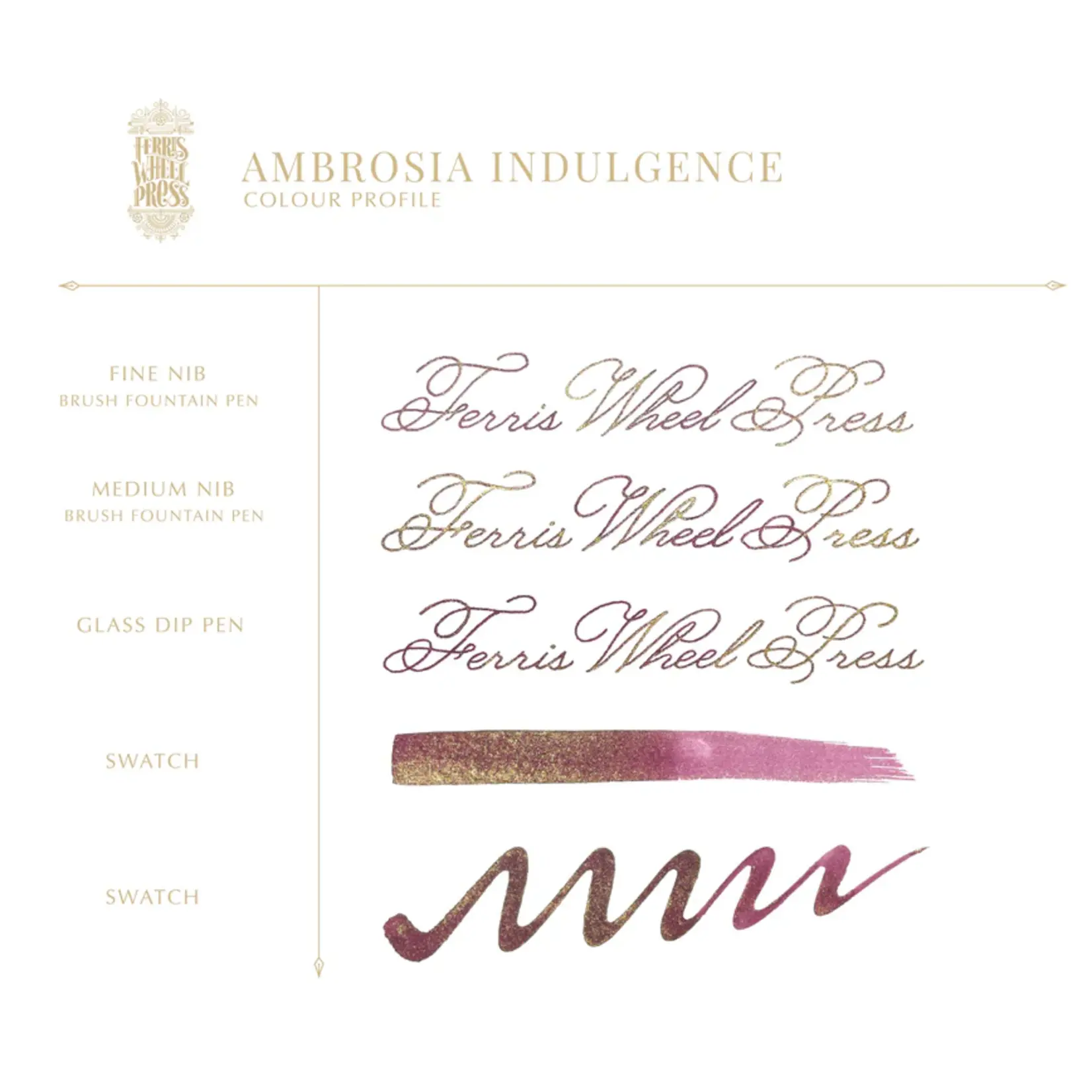 Ferris Wheel Press Fountain Pen Ink - Ambrosia Indulgence (20ml / 10ml)