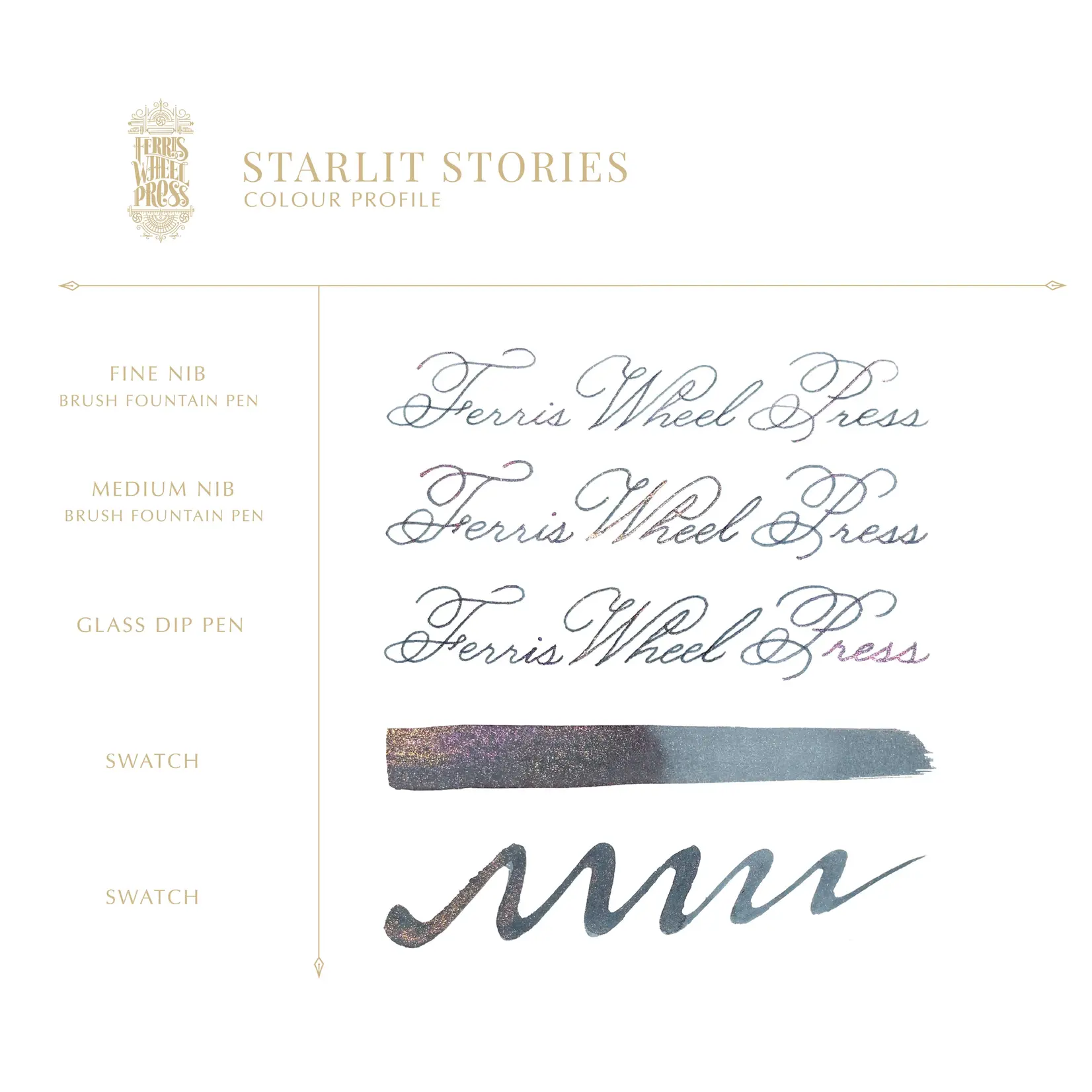 Ferris Wheel Press Fountain Pen Ink - Starlit Stories (20ml / 10ml)