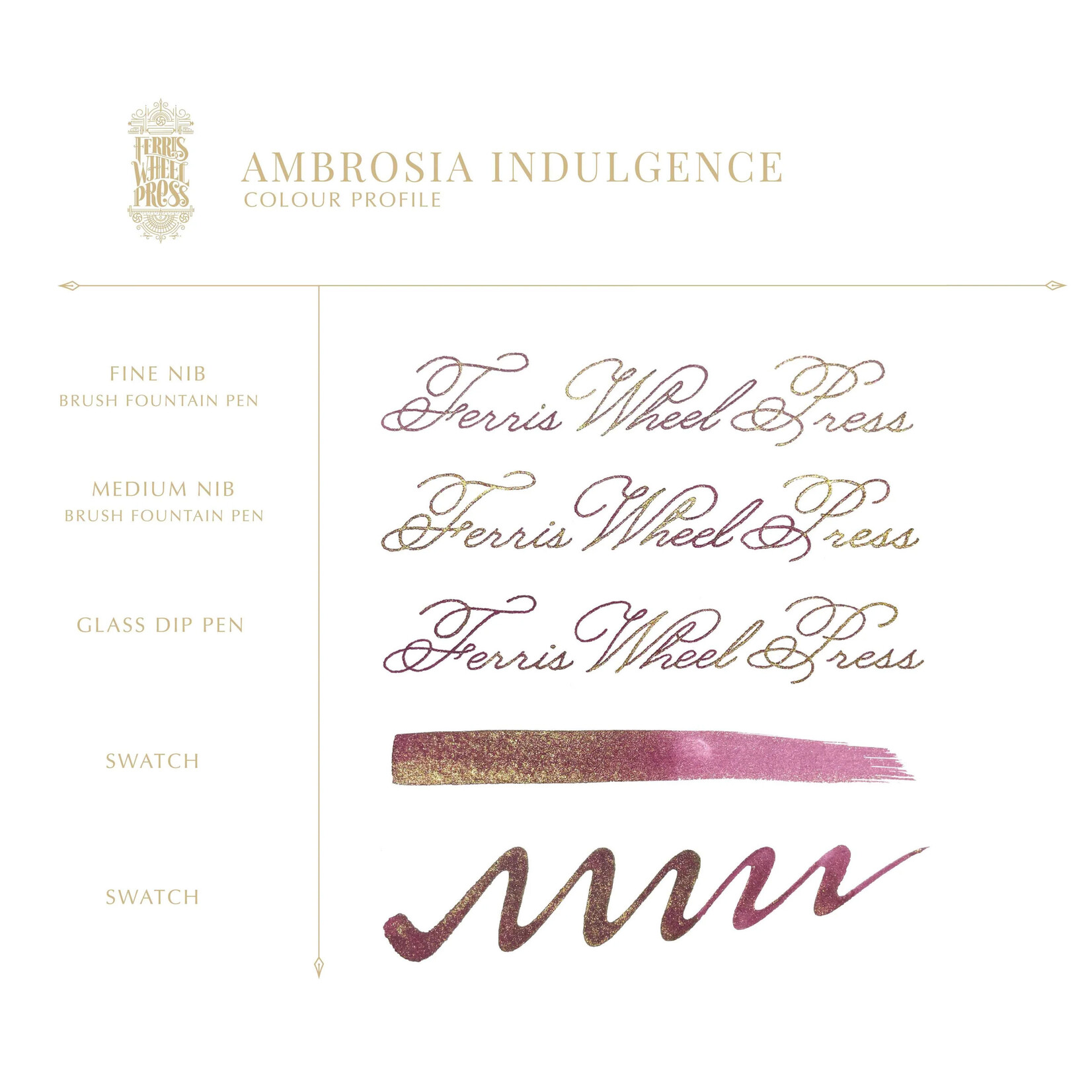 Ferris Wheel Press Fountain Pen Ink - Ambrosia Indulgence (20ml / 10ml)