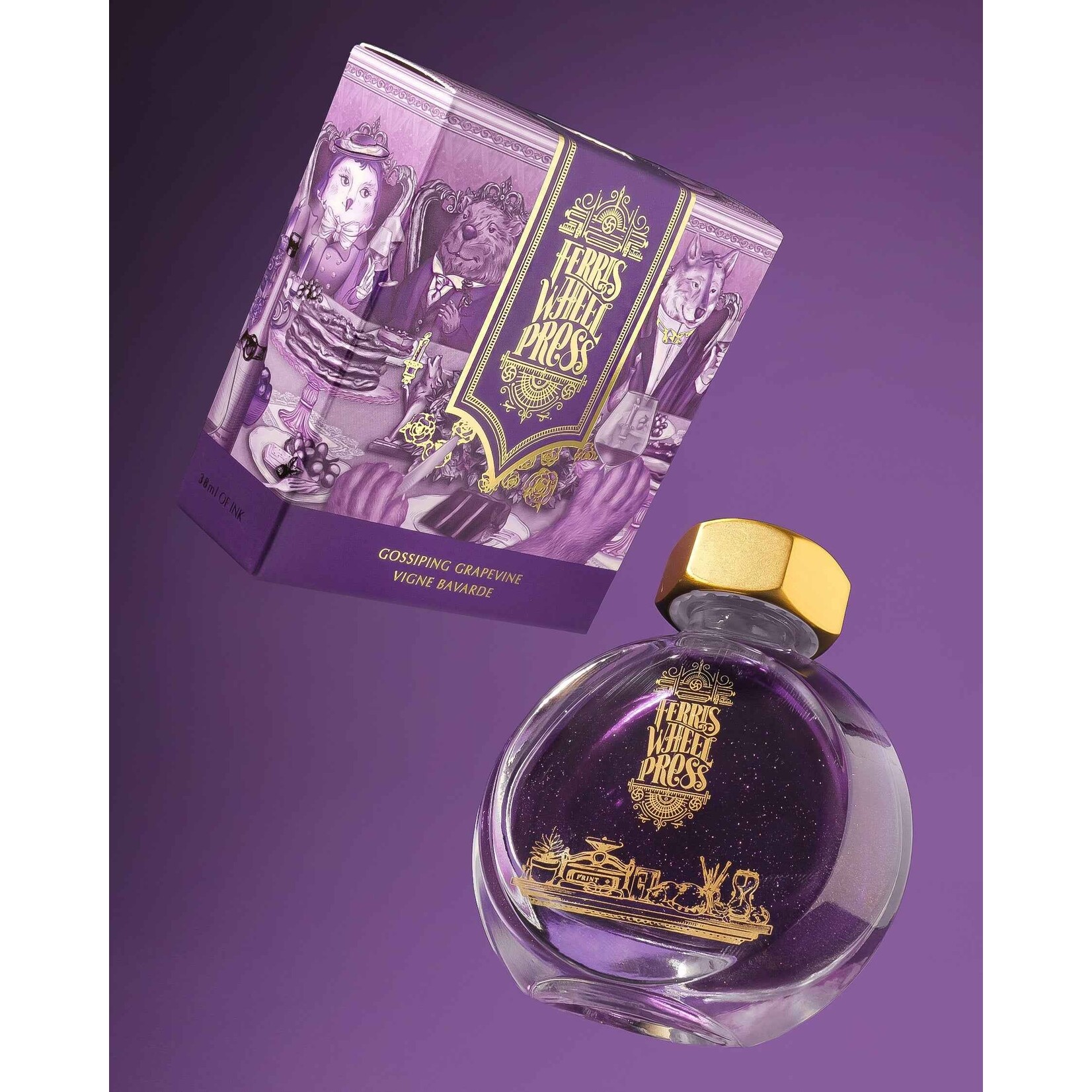 Ferris Wheel Press Fountain Pen Ink - Gossiping Grapevine (38ml / 10ml)
