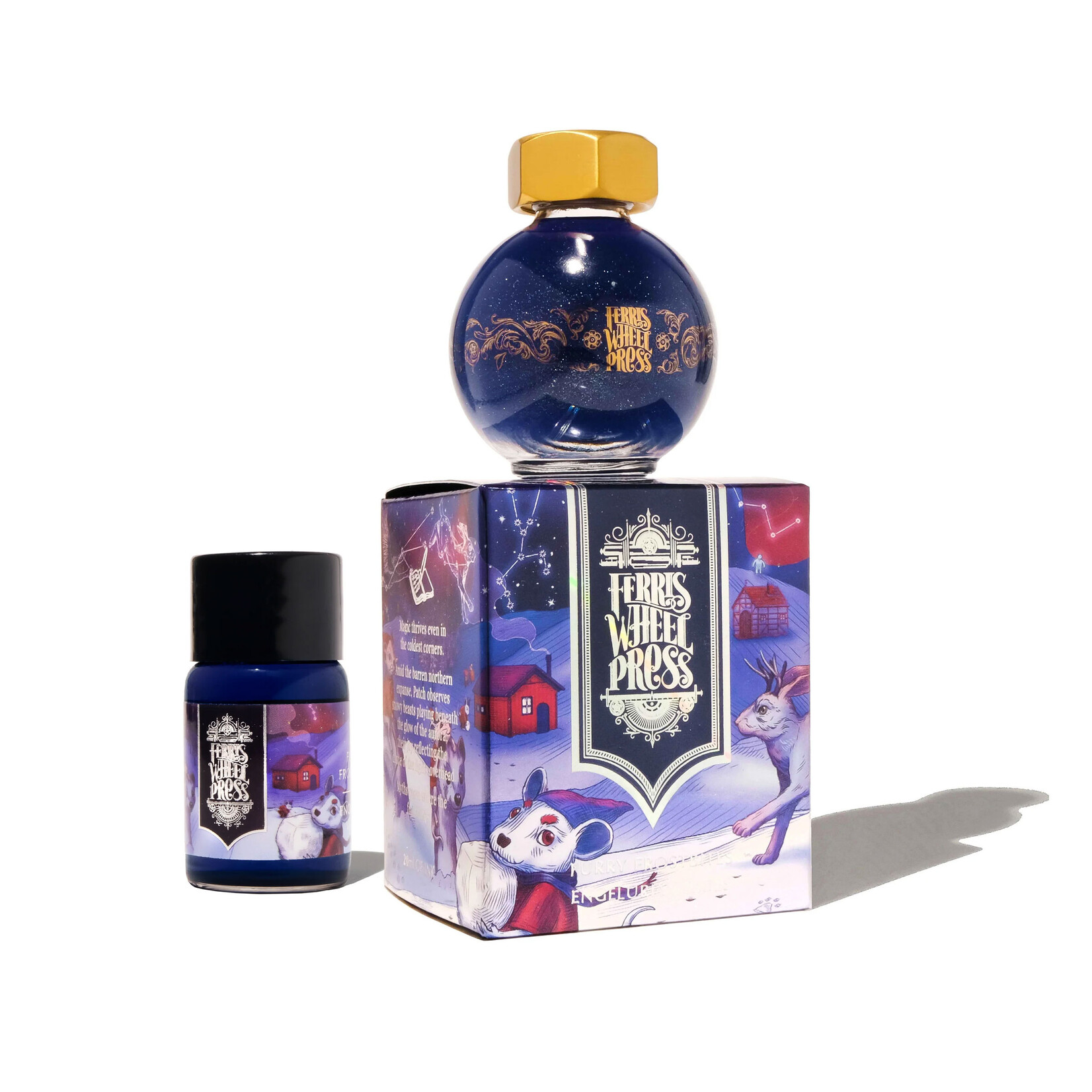 Ferris Wheel Press Fountain Pen Ink - Furry Frostbites (20ml / 10ml)