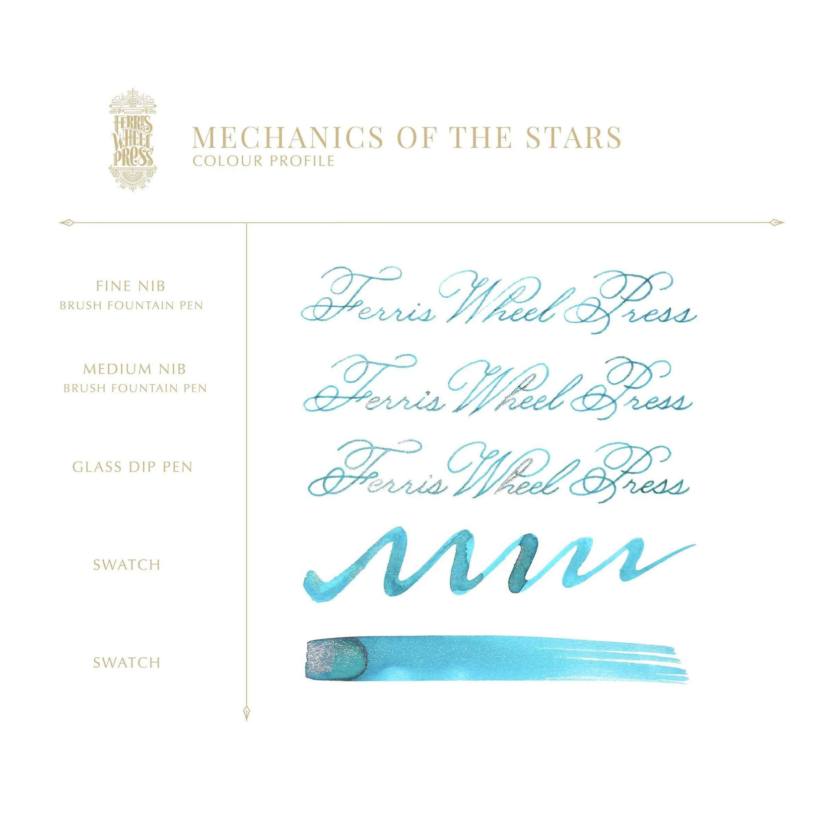 Ferris Wheel Press Ferris Wheel Press Fountain Pen Ink - Mechanics of the Stars (38ml/10ml)