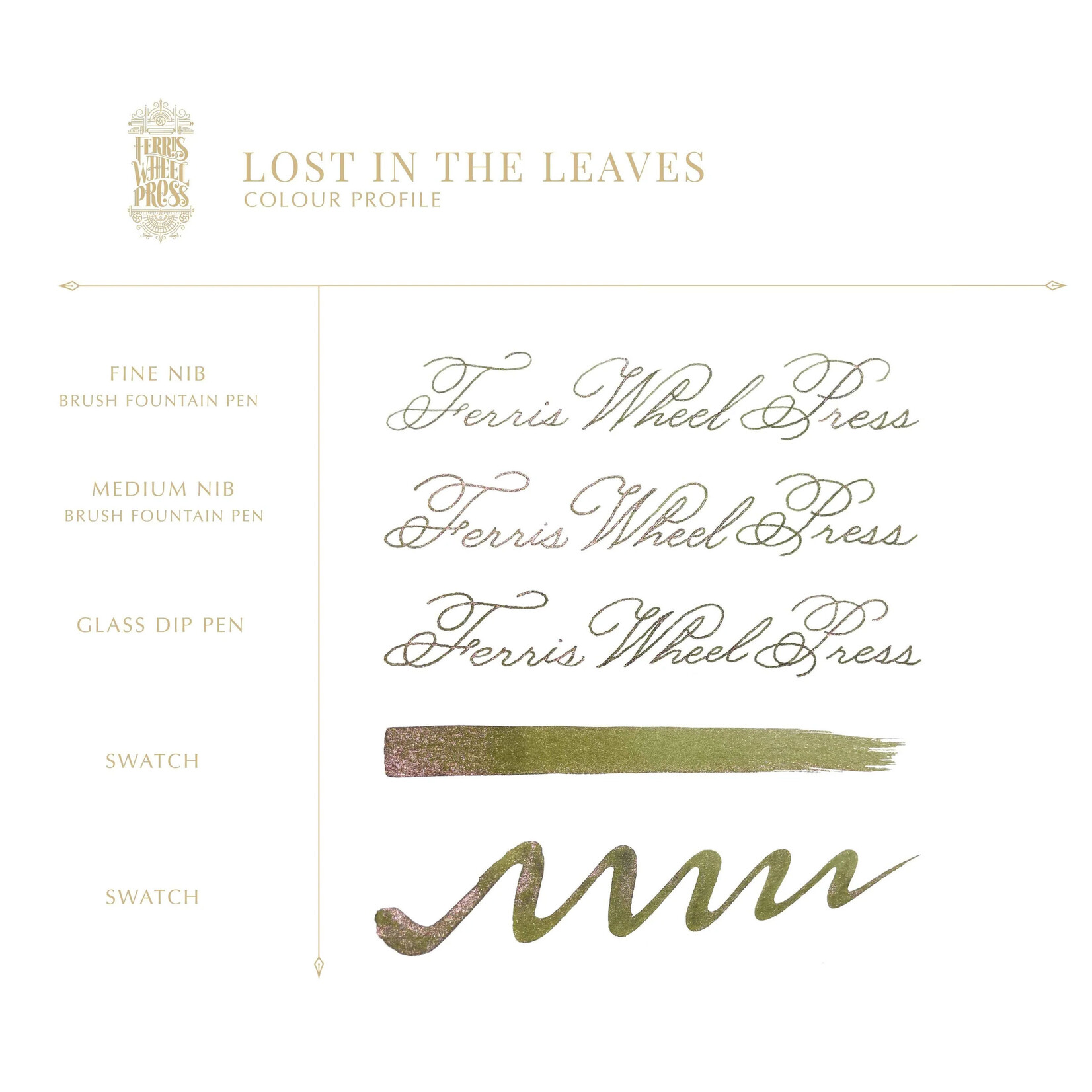 Ferris Wheel Press Fountain Pen Ink - Lost in the Leaves (20ml)