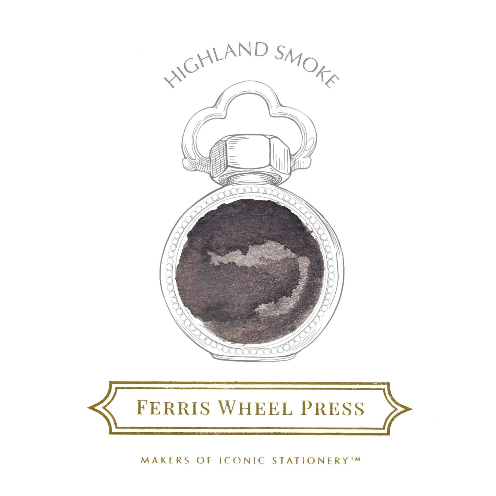 Ferris Wheel Press Fountain Pen Ink - Highland Smoke (38ml)