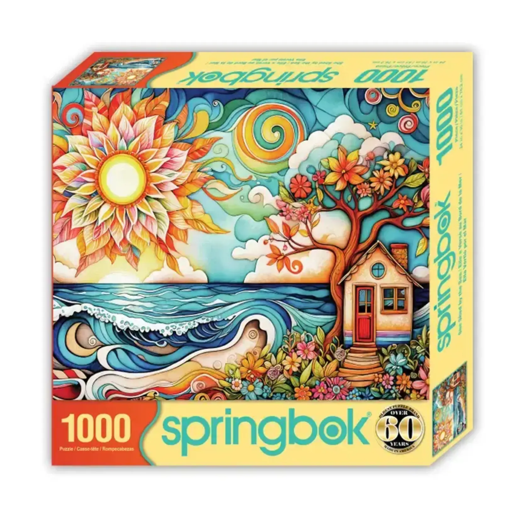Springbok Jigsaw Puzzle - She Shed by the Sea Shore (1000-Piece)