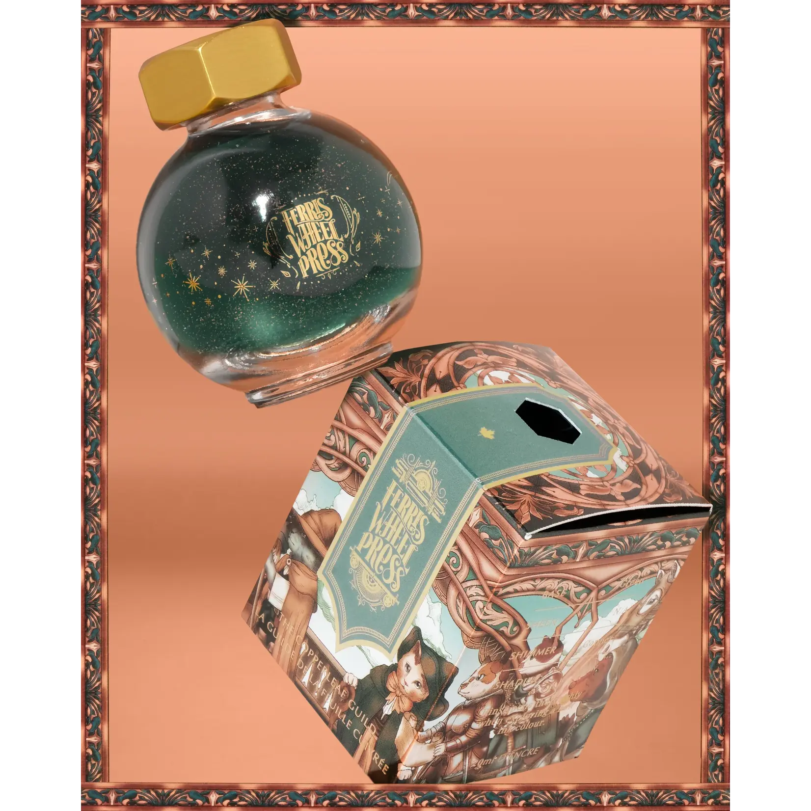 Ferris Wheel Press Fountain Pen Ink - The Copperleaf Guild (20ml / 10ml)