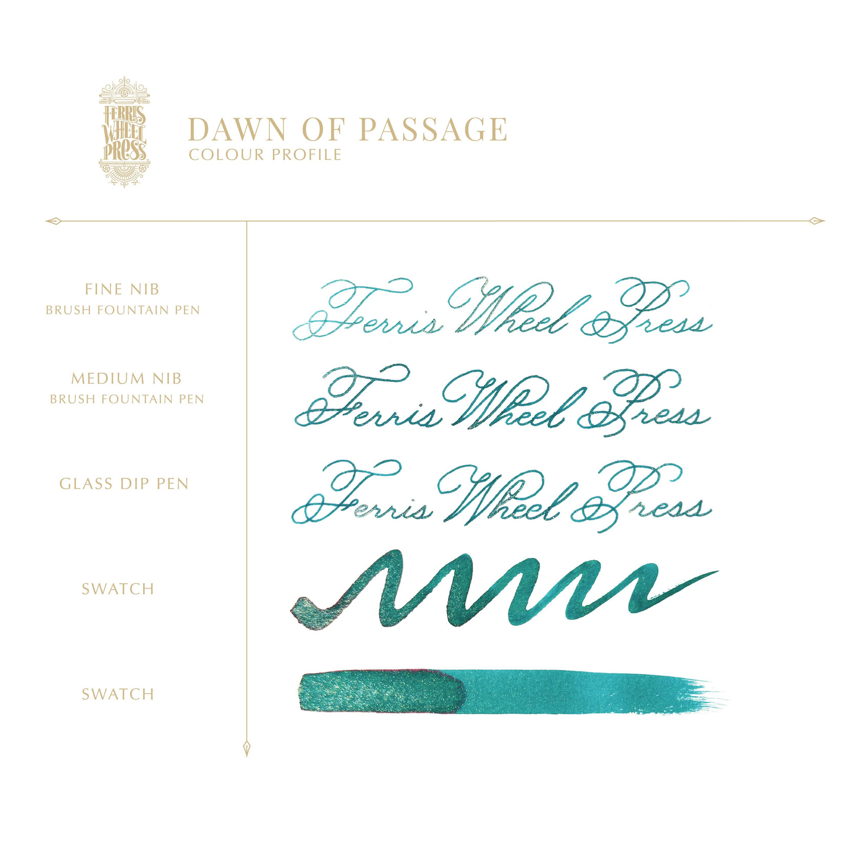 Ferris Wheel Press Fountain Pen Ink - Dawn of Passage (20ml / 10ml)