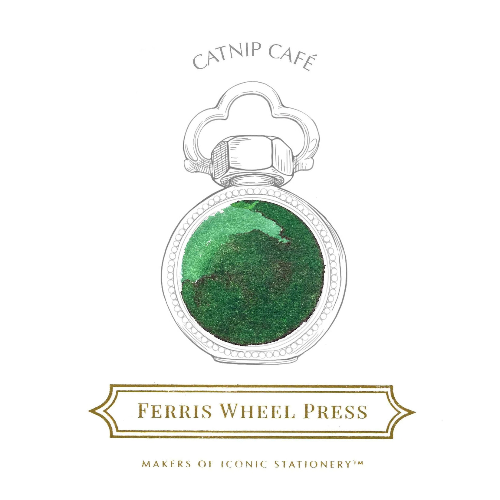 Ferris Wheel Press Fountain Pen Ink - Catnip Café (38ml / 10ml)