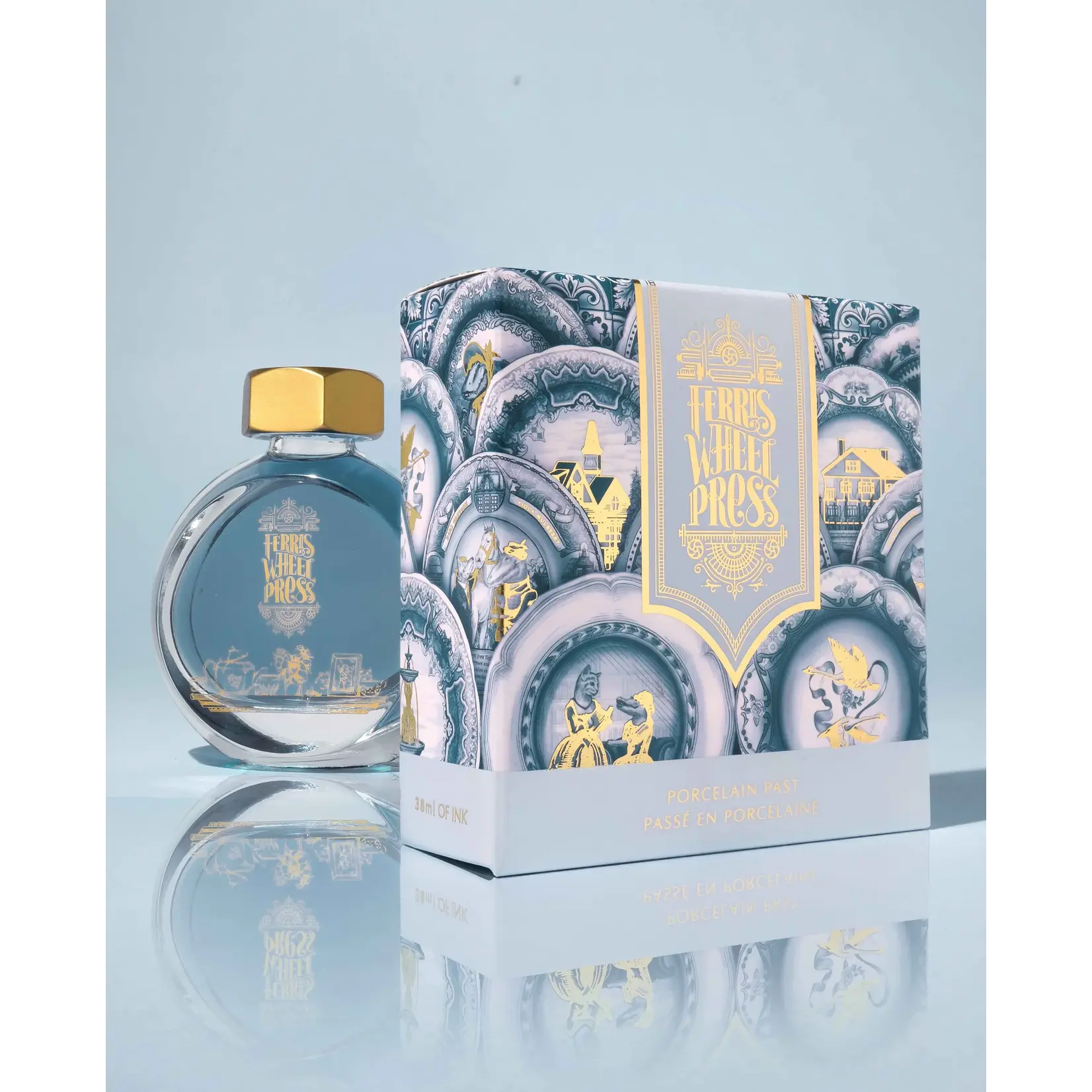 Ferris Wheel Press Fountain Pen Ink - Porcelain Past (38ml / 10ml)