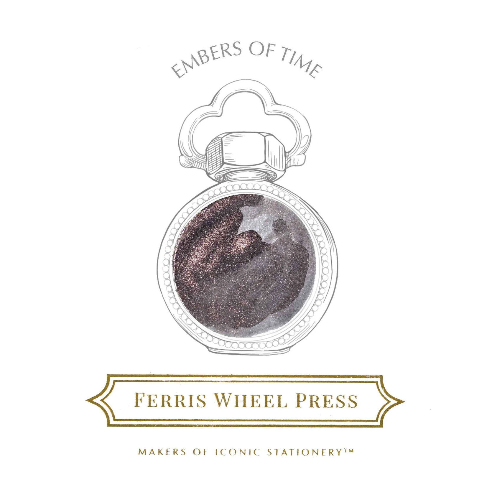Ferris Wheel Press Fountain Pen Ink - Embers of Time (38ml/10ml)