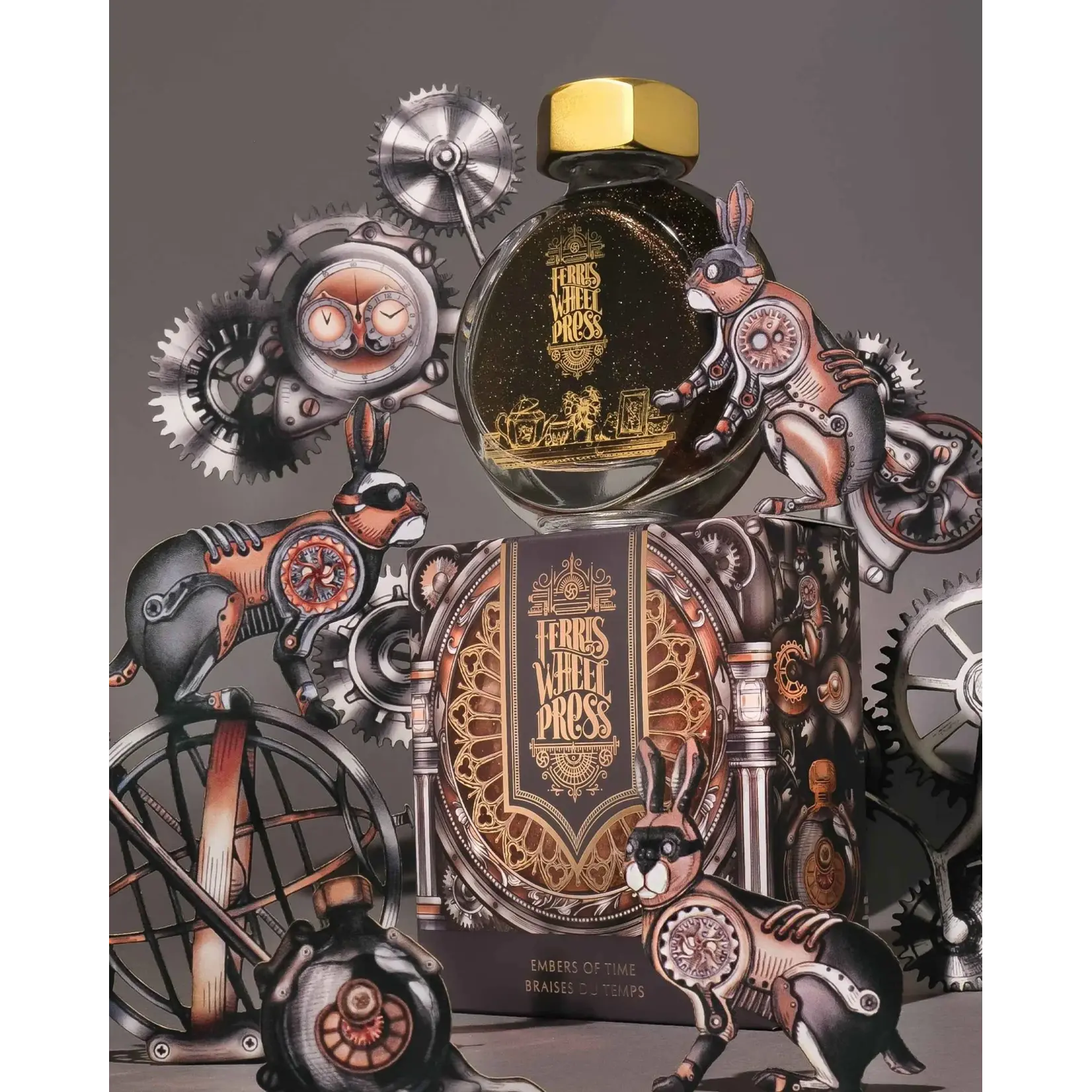 Ferris Wheel Press Fountain Pen Ink - Embers of Time (38ml/10ml)