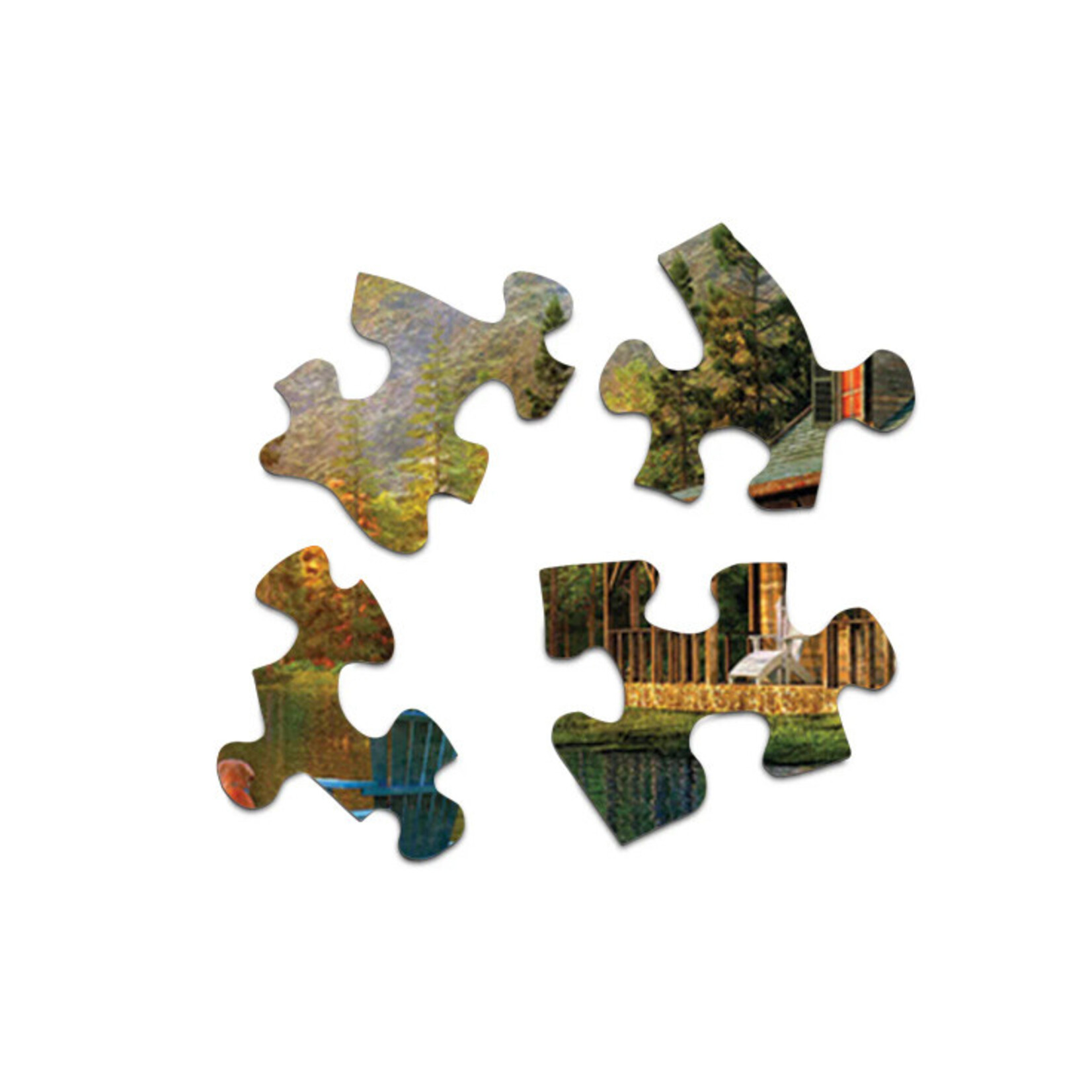 Springbok Puzzle - Jigsaw Puzzle - Cabin Evening Sunset (1000-Piece)