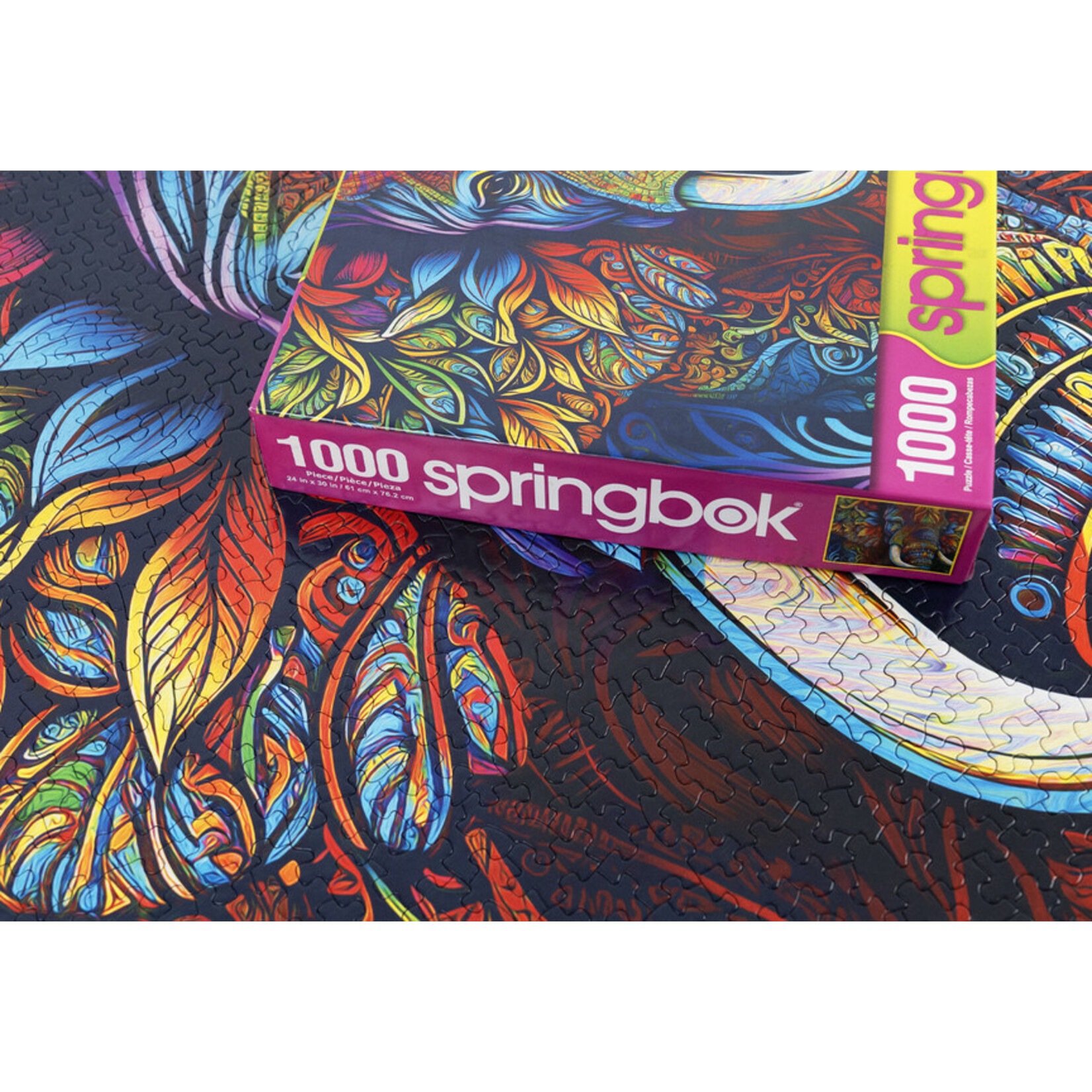 Springbok Puzzle - Elephant Mandala
