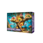 Springbok Jigsaw Puzzle - Gnome Treehouse Village (500-Piece)